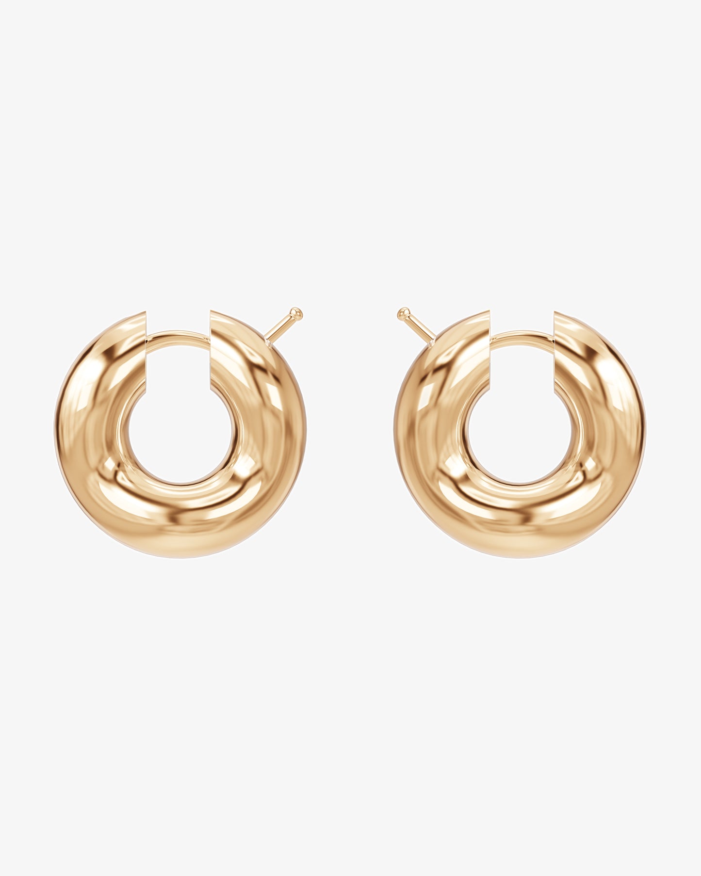 Wave Blow Hoop Earrings