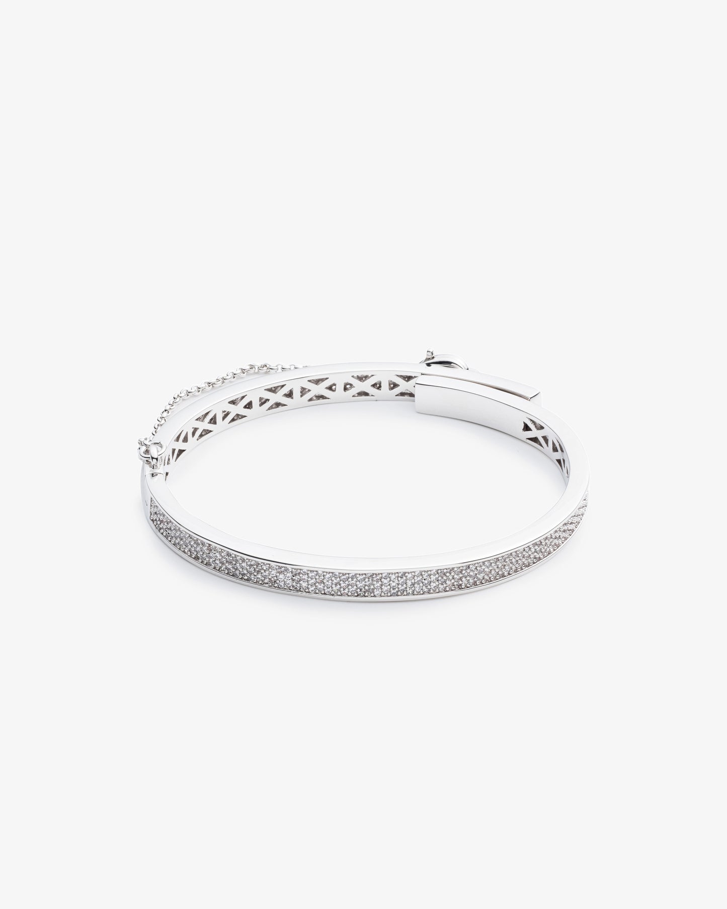 Eddie Borgo Pavé Thin Safety Chain Bracelet