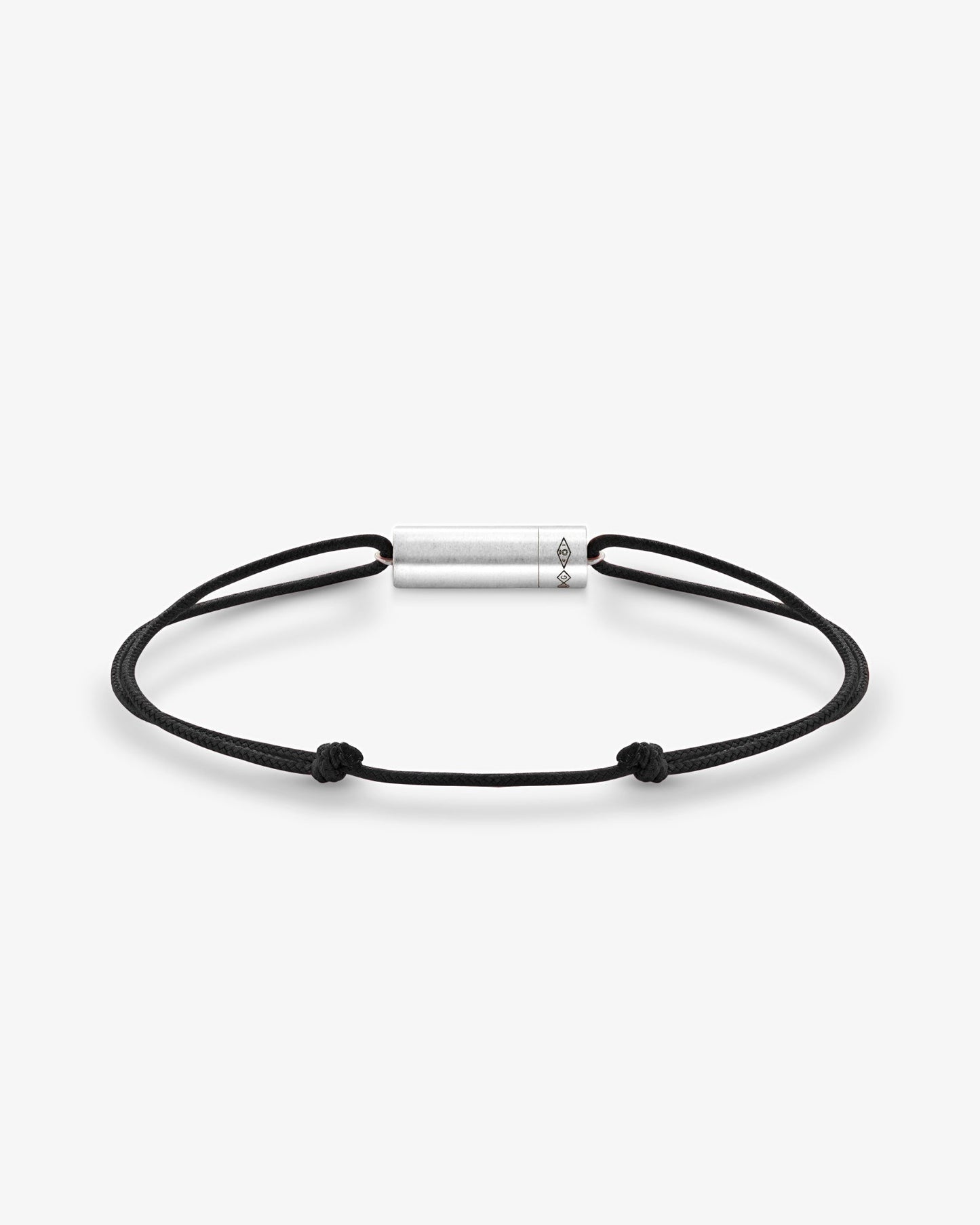 Le gramme 5g cable black cord bracelet