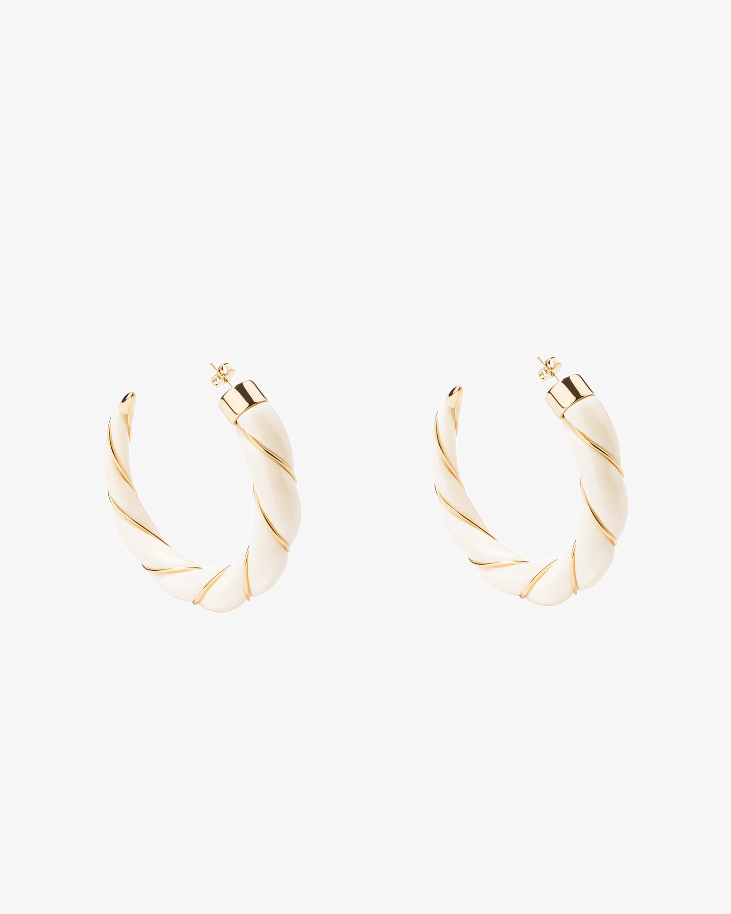Aurelie Bidermann Ivory Diana Earrings
