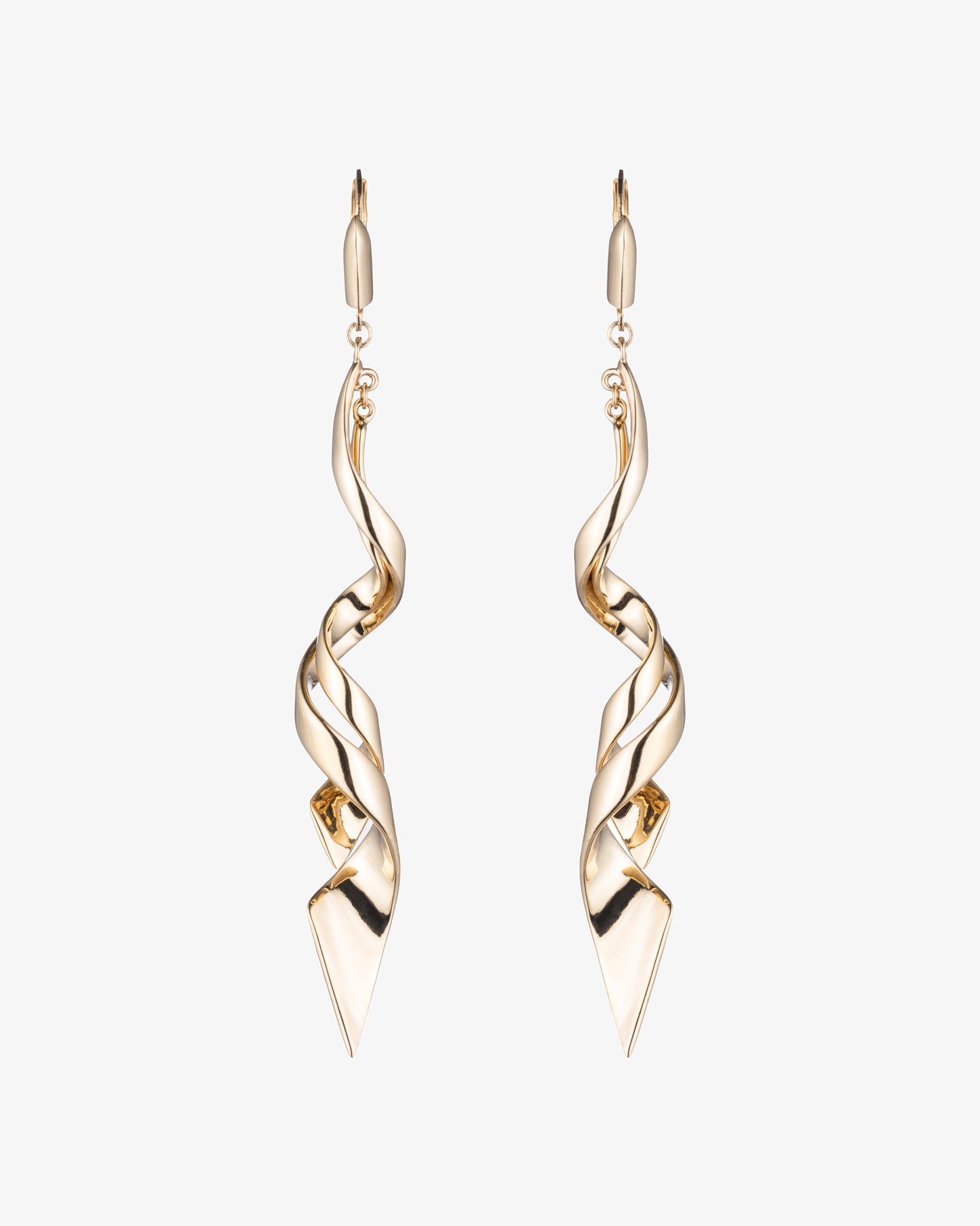Eddie Borgo Spiraled Ribbon Earrings