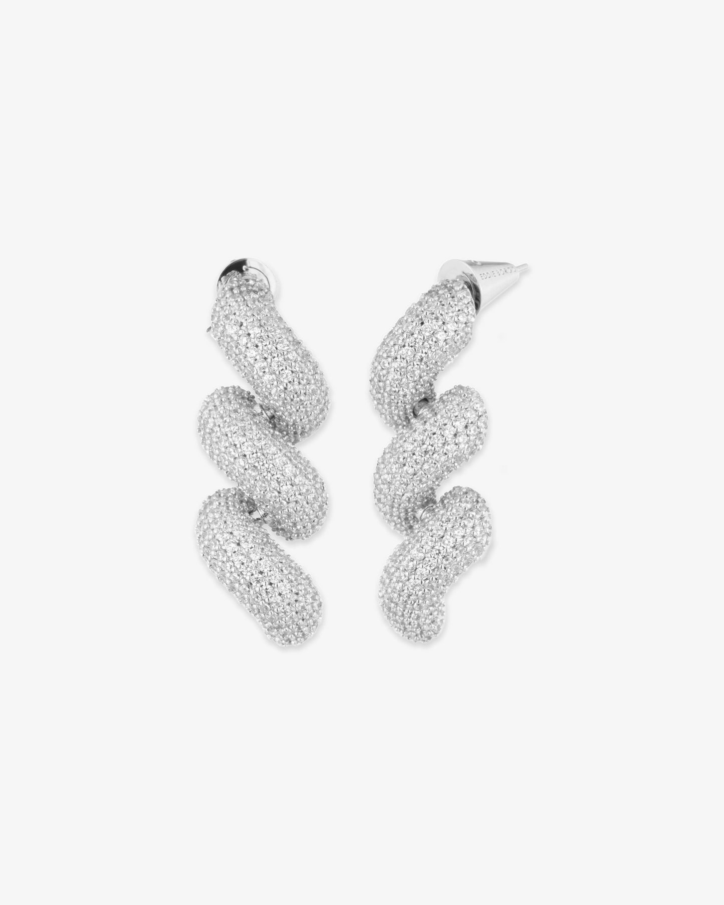 Eddie Borgo Rope Pavé Earrings