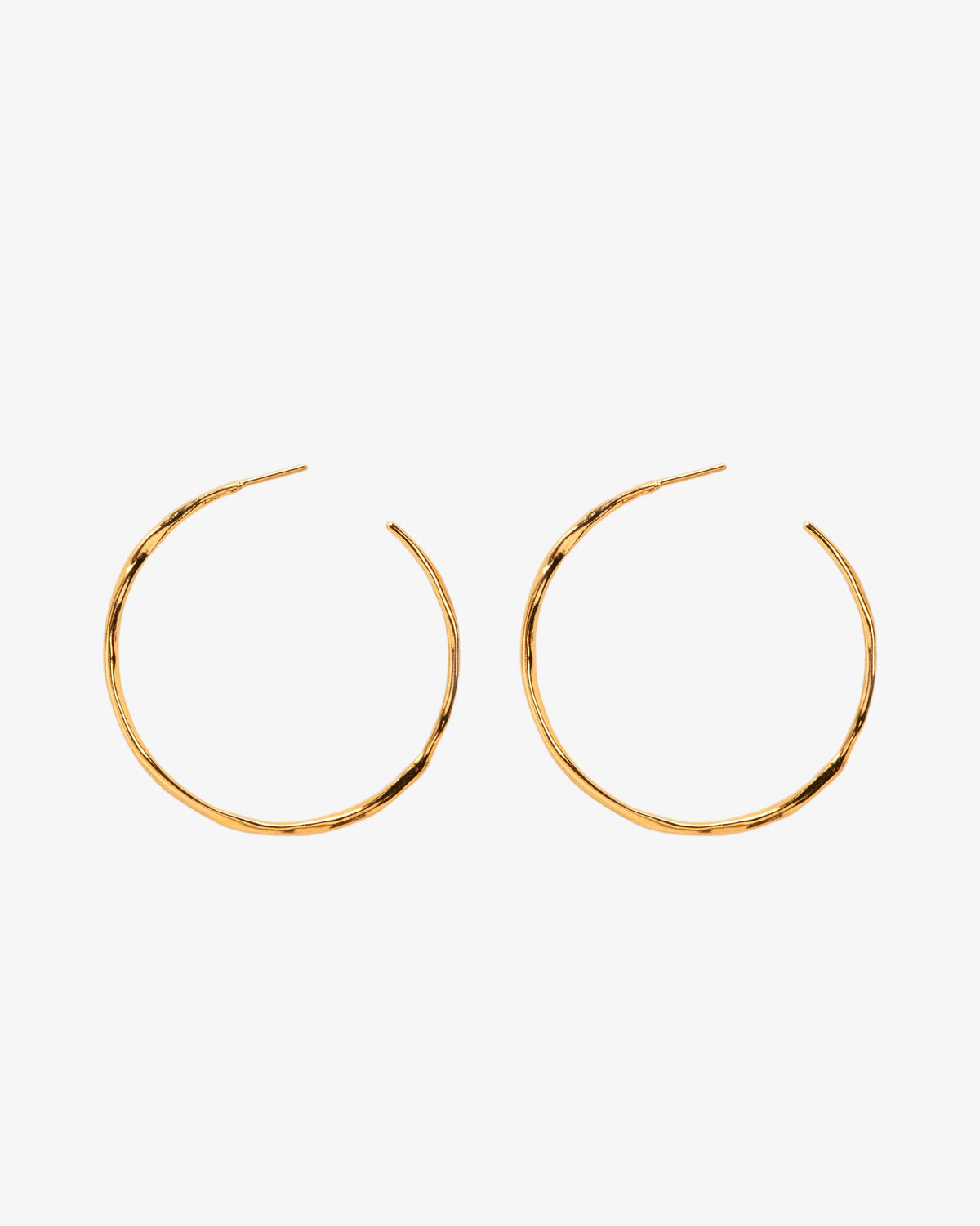 Wouters & Hendrix Large Organic Hoops, side view