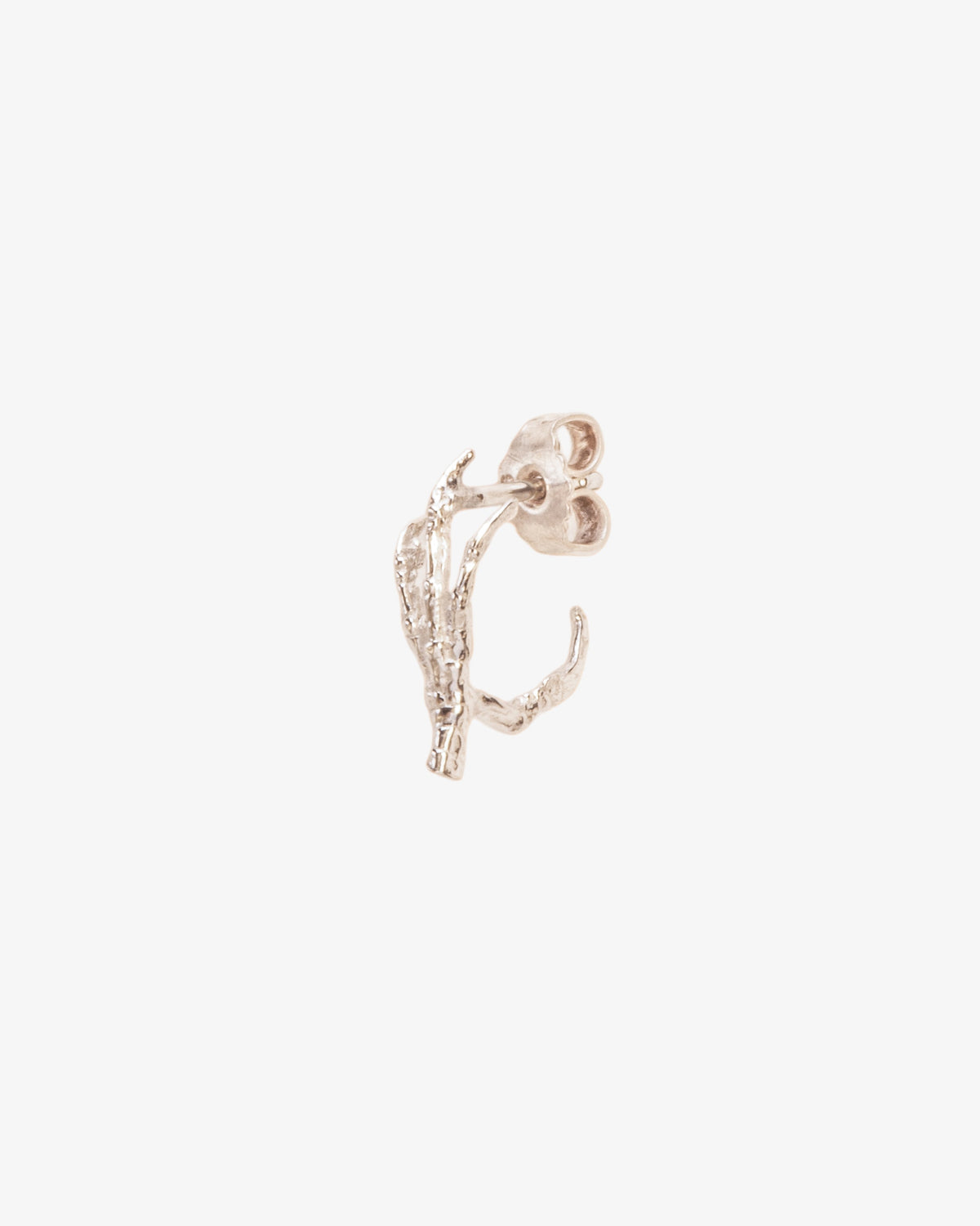 Wouters & Hendrix Signature Grigri Stud Single Earring, side view