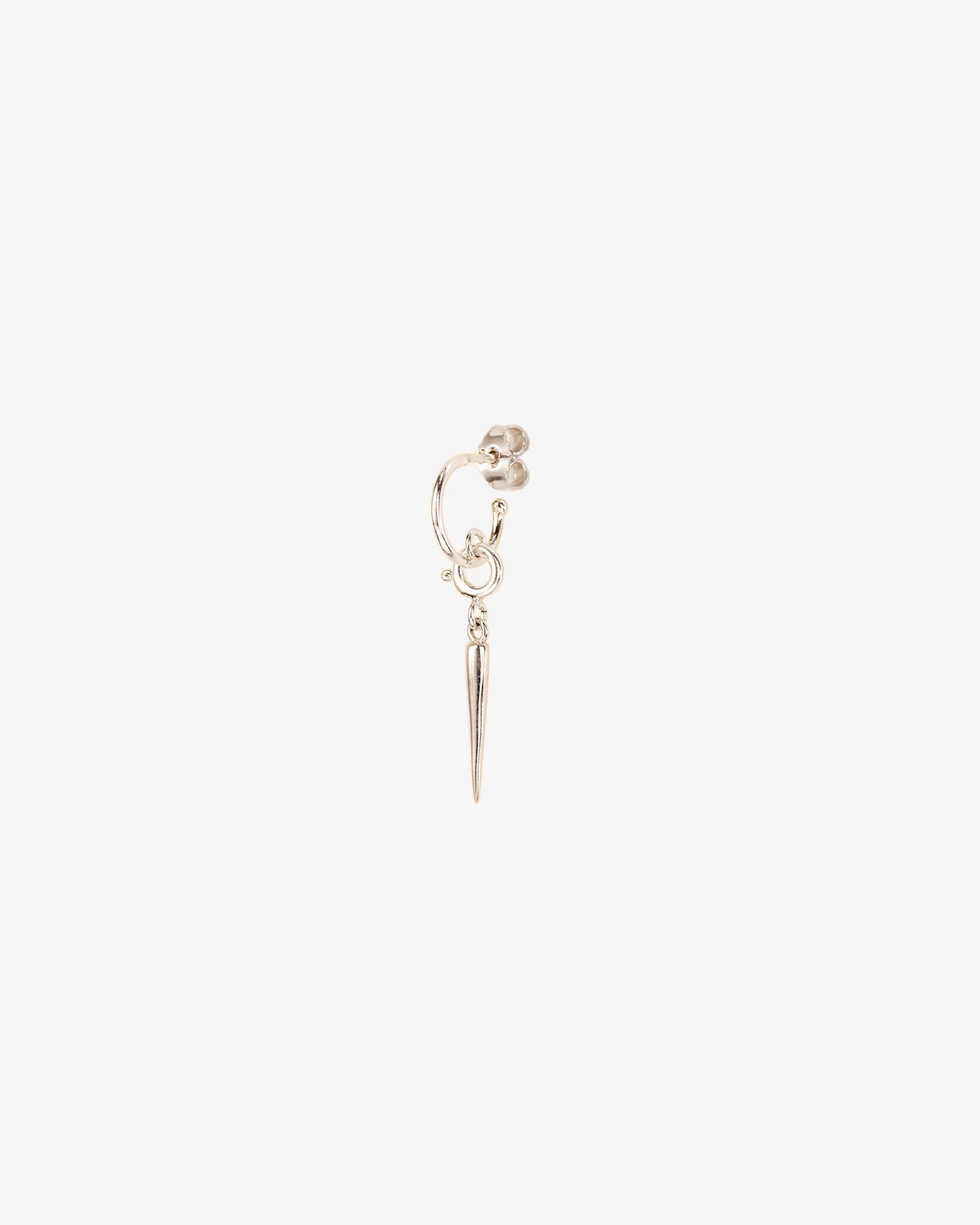 Wouters & Hendrix Spring Ring and Spike Hoop Single Earring, side view