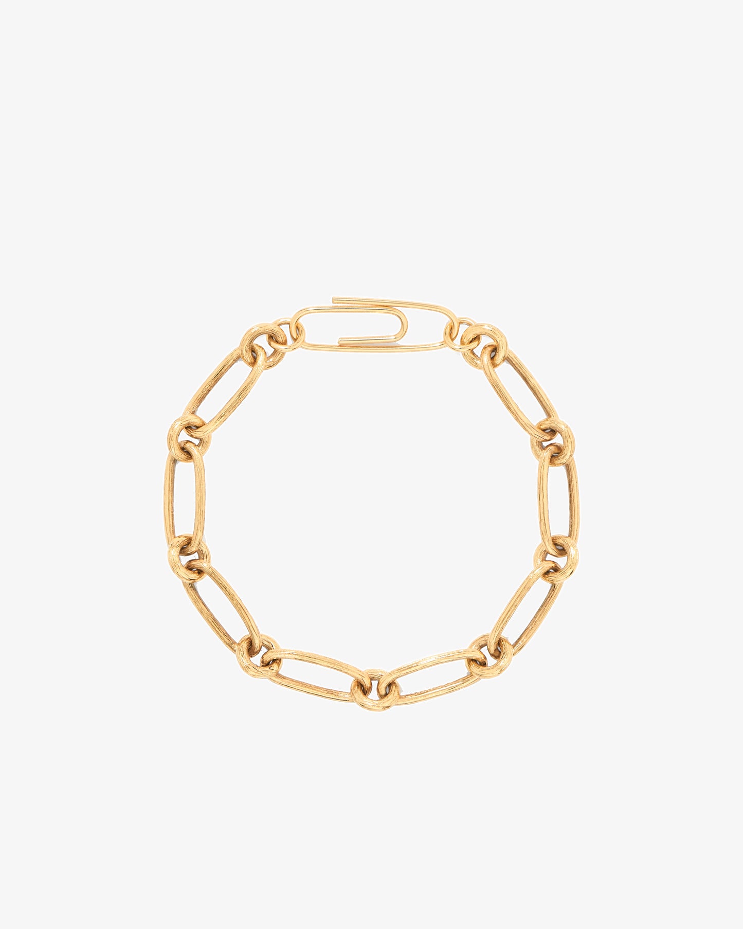 Hammered Chain Bracelet