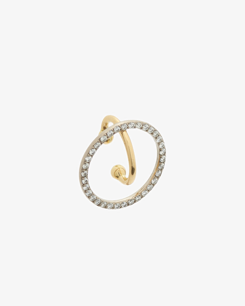 Charlotte Chesnais Fine 18K Gold Celeste Diamond Earring