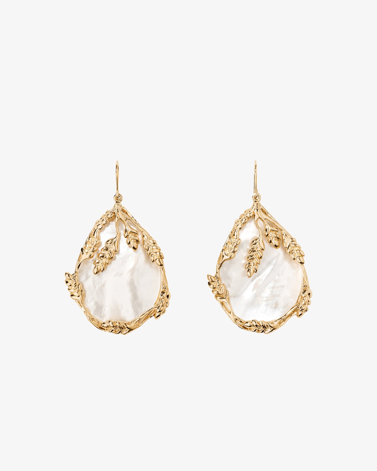 Aurelie Bidermann Mother Of Pearl Francoise Earrings