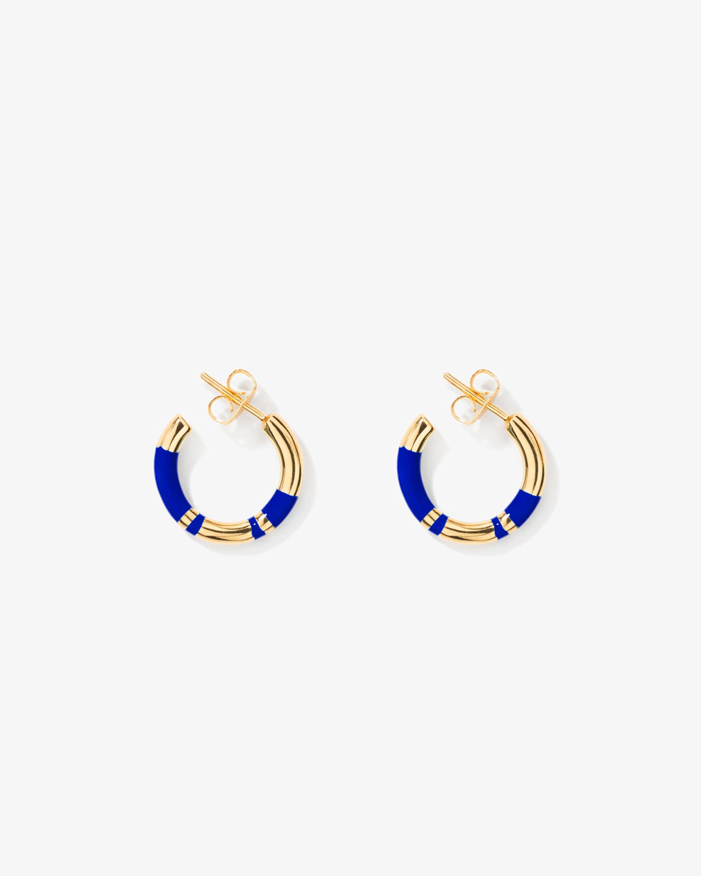Aurelie Bidermann Navy Blue Positano Earrings