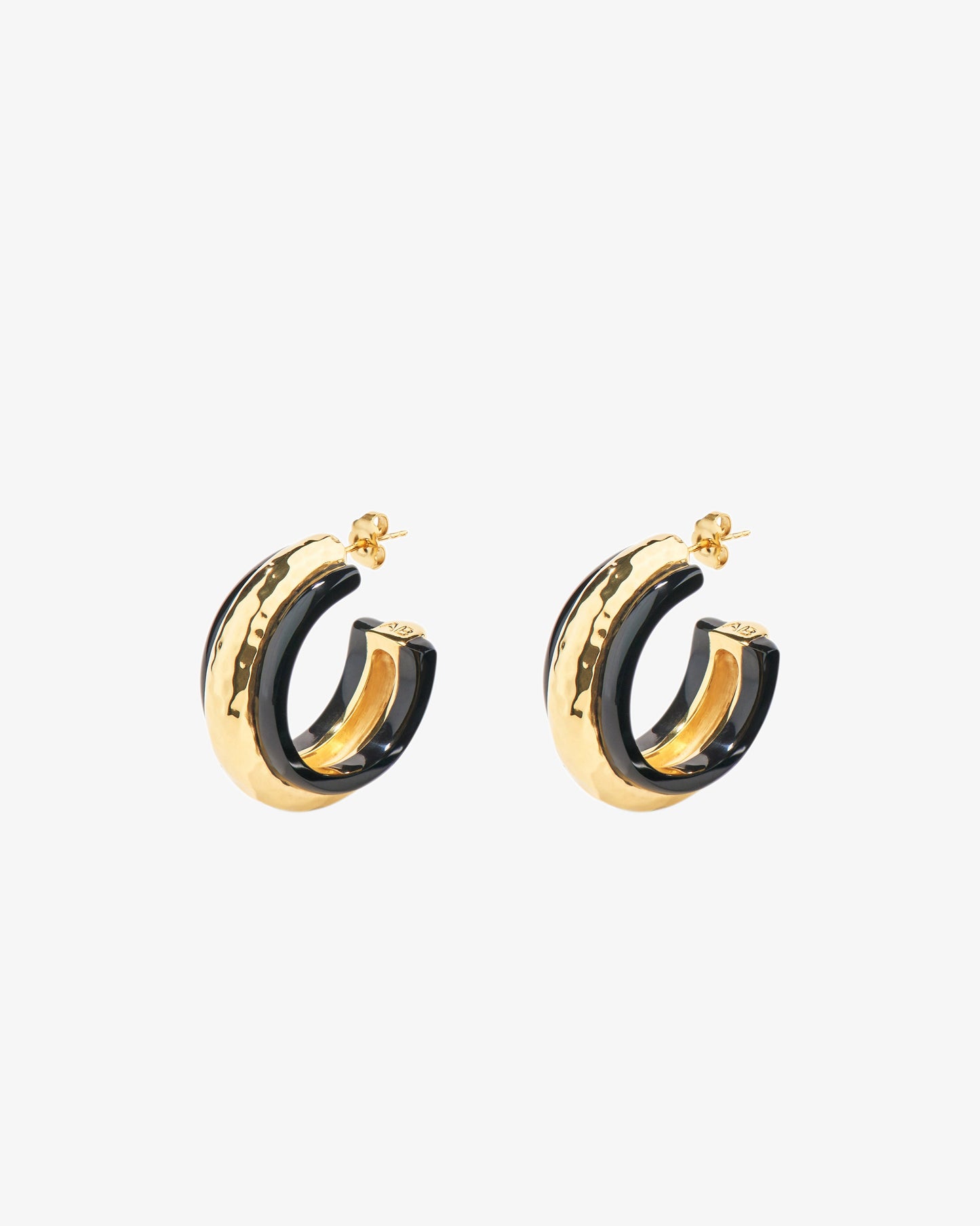 Aurelie Bidermann Black Nazca Earrings