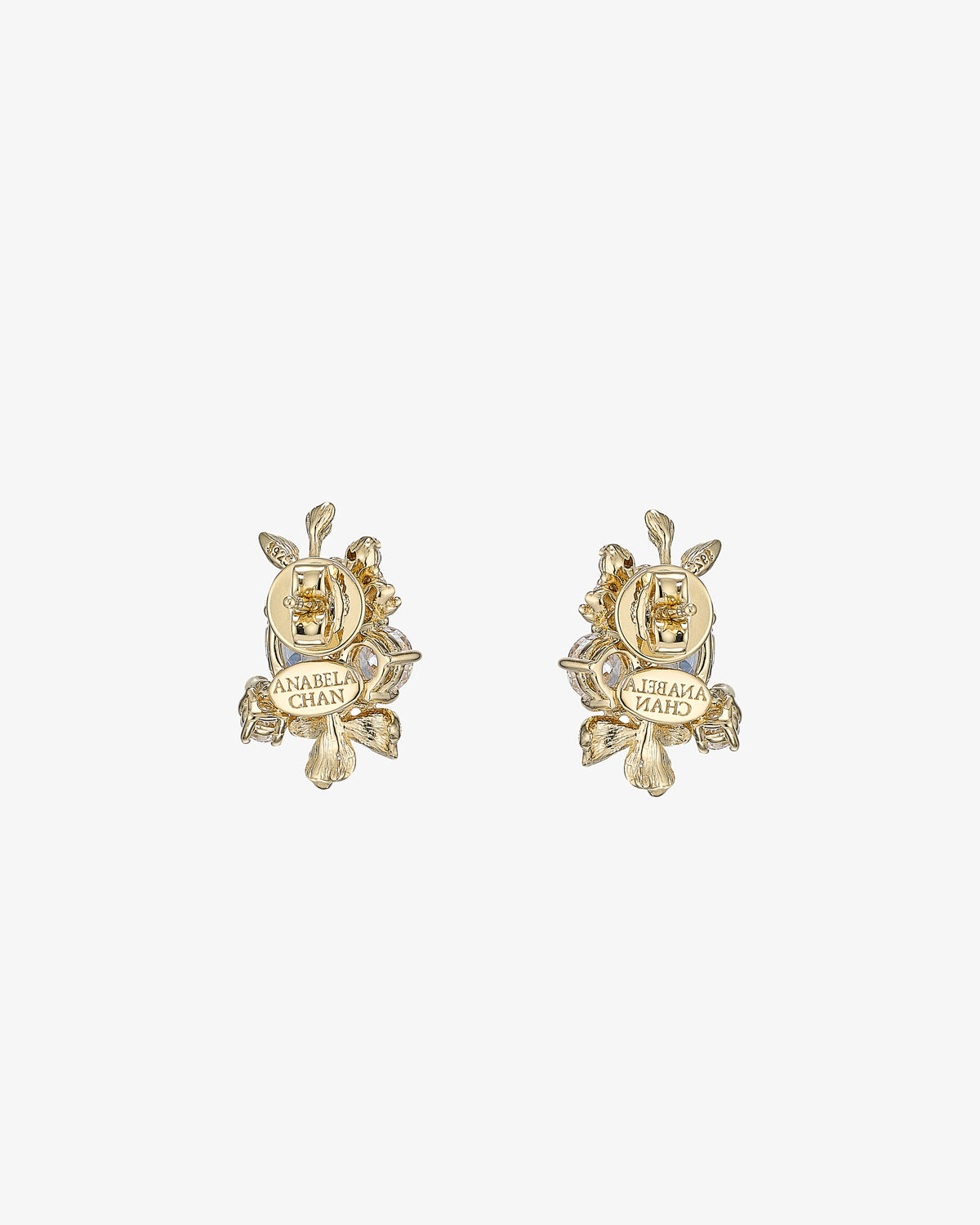 Anabela Chan Golden Posy Diamond Studs