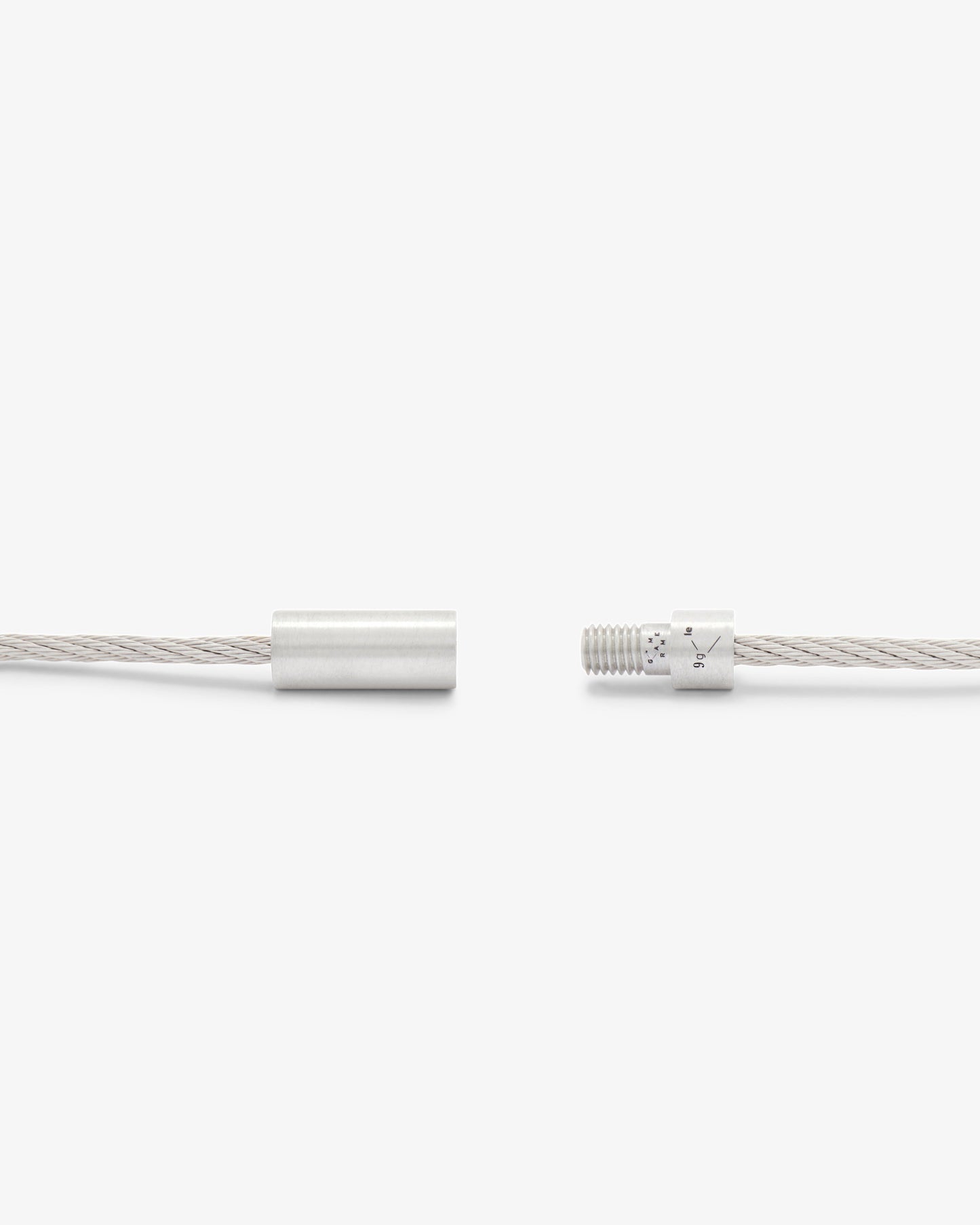 Le gramme 9g brushed cable bracelet
