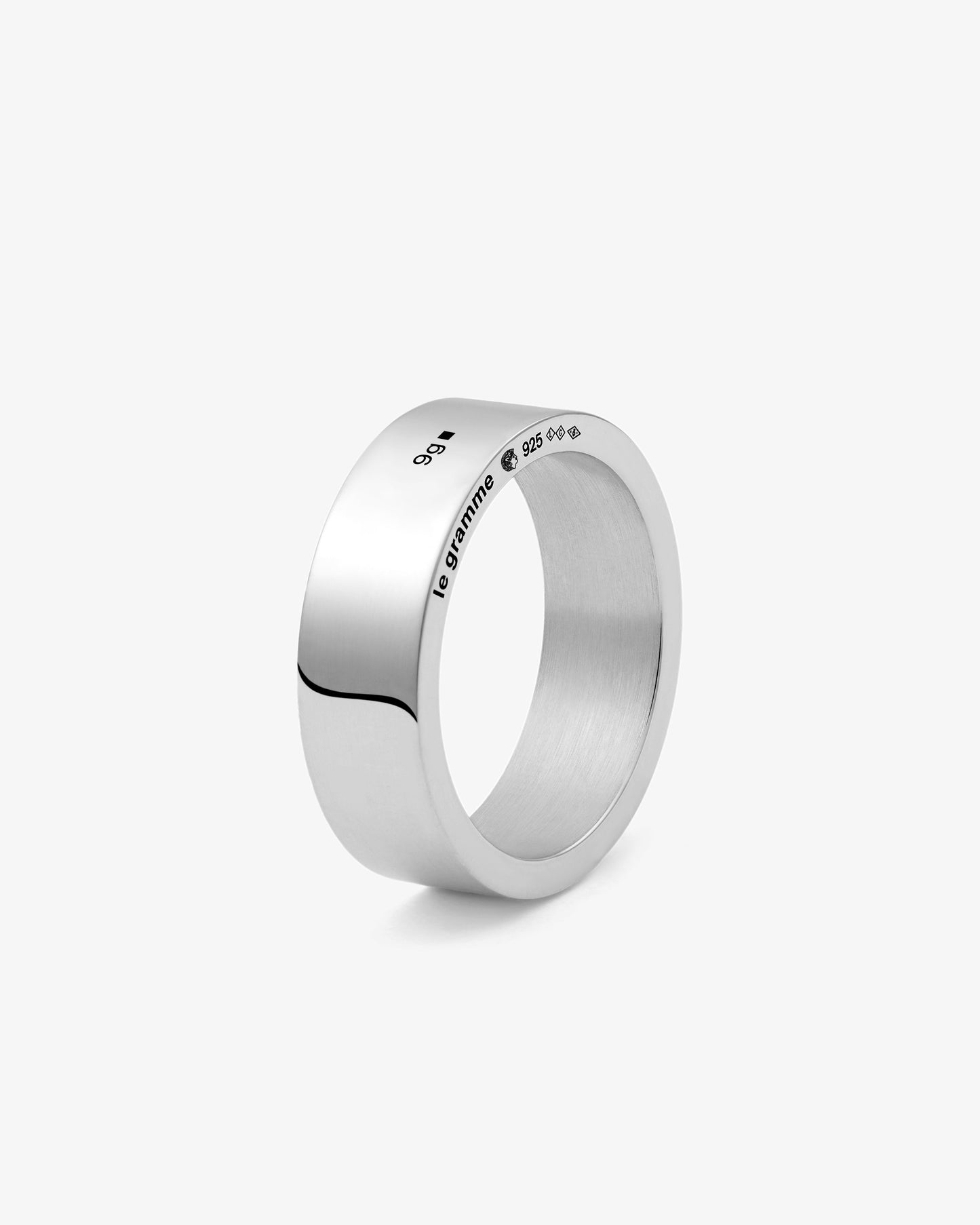 Le gramme 9g polished ribbon ring