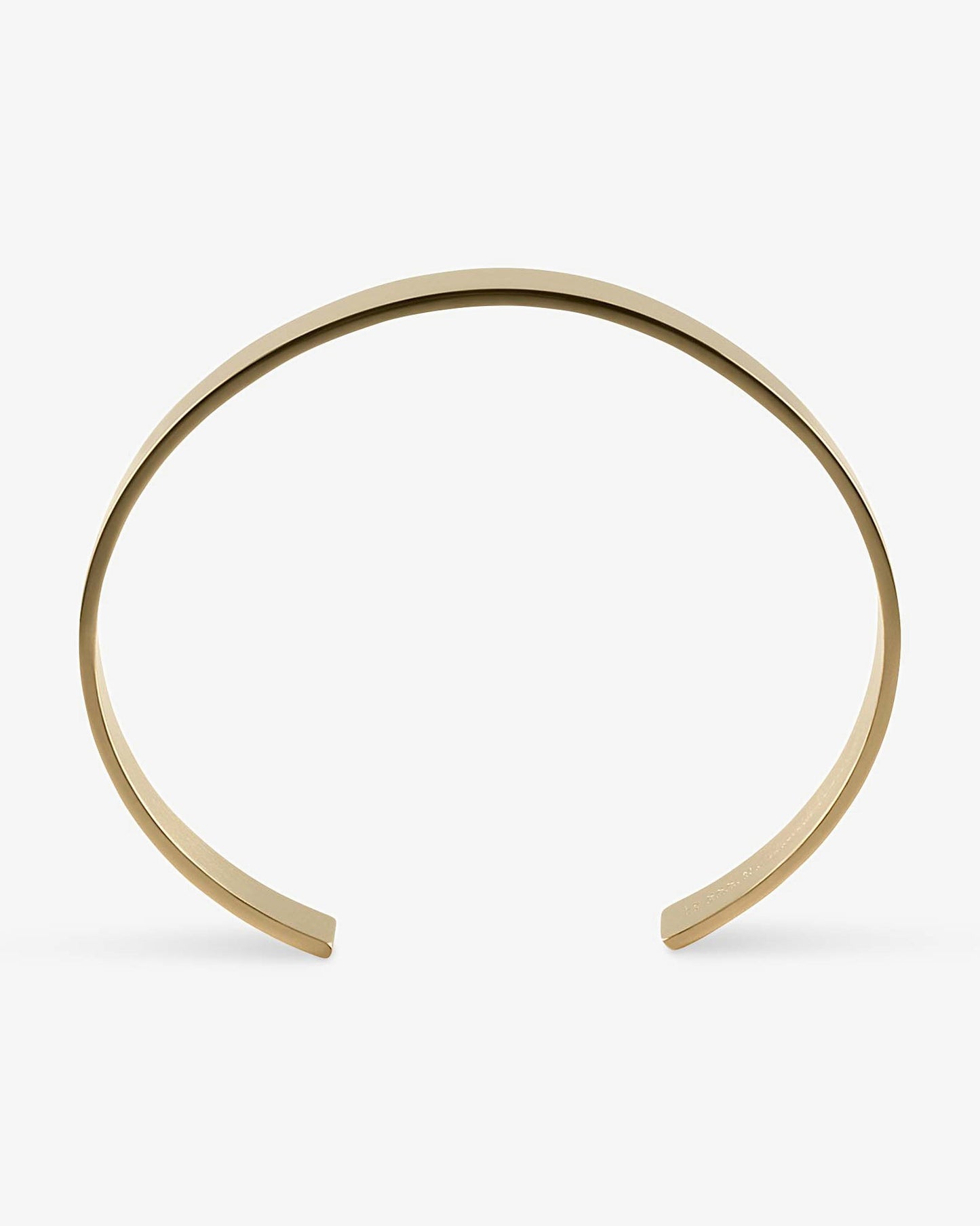 Le gramme 33g brushed 18k gold ribbon bracelet