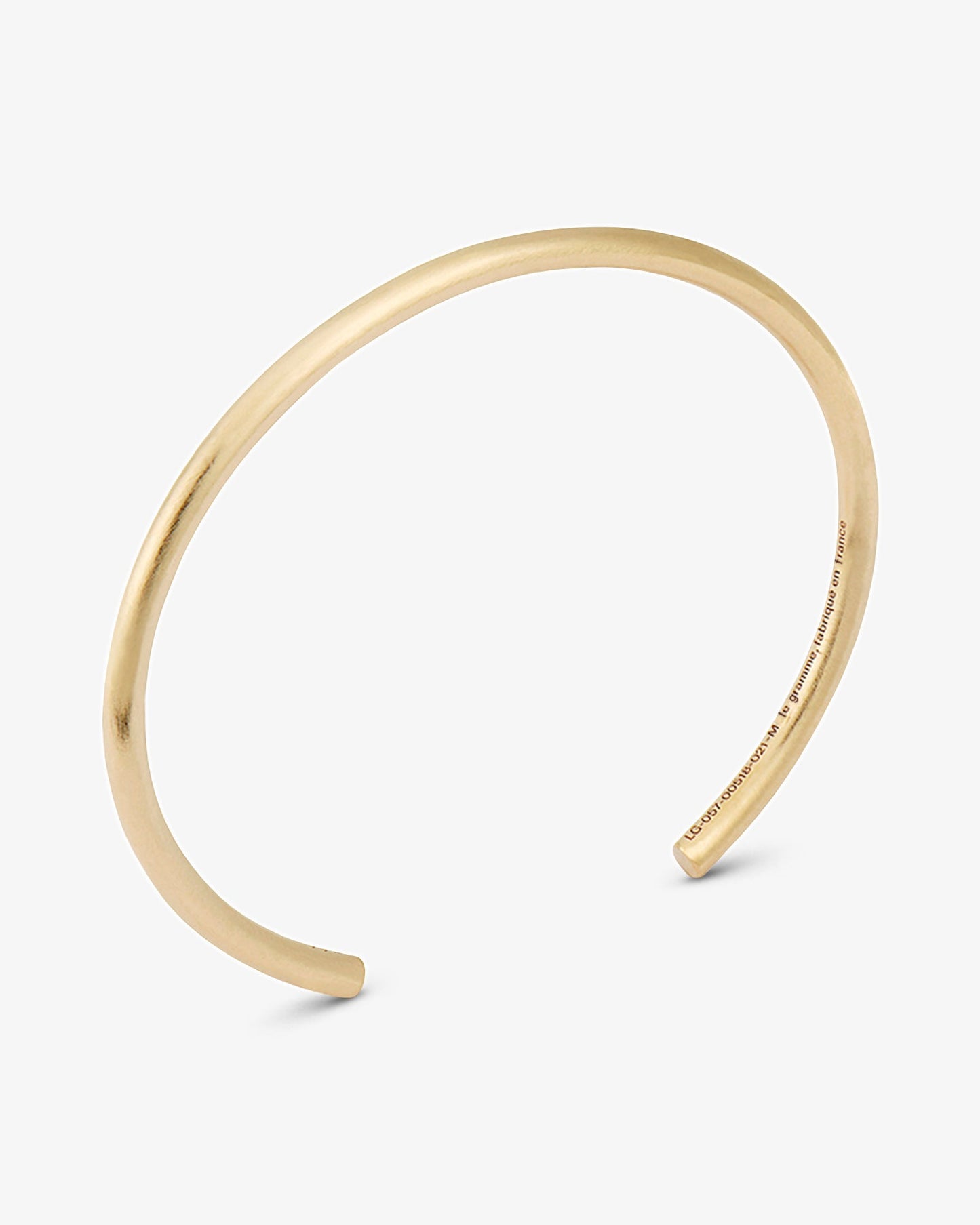 Le gramme 17g brushed 18k gold bangle bracelet