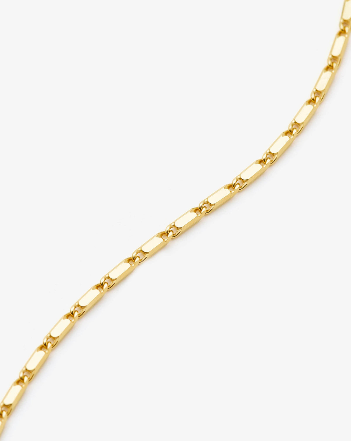 Missoma Lucy Williams Horizon Link Chain Bracelet in gold vermeil, view 3