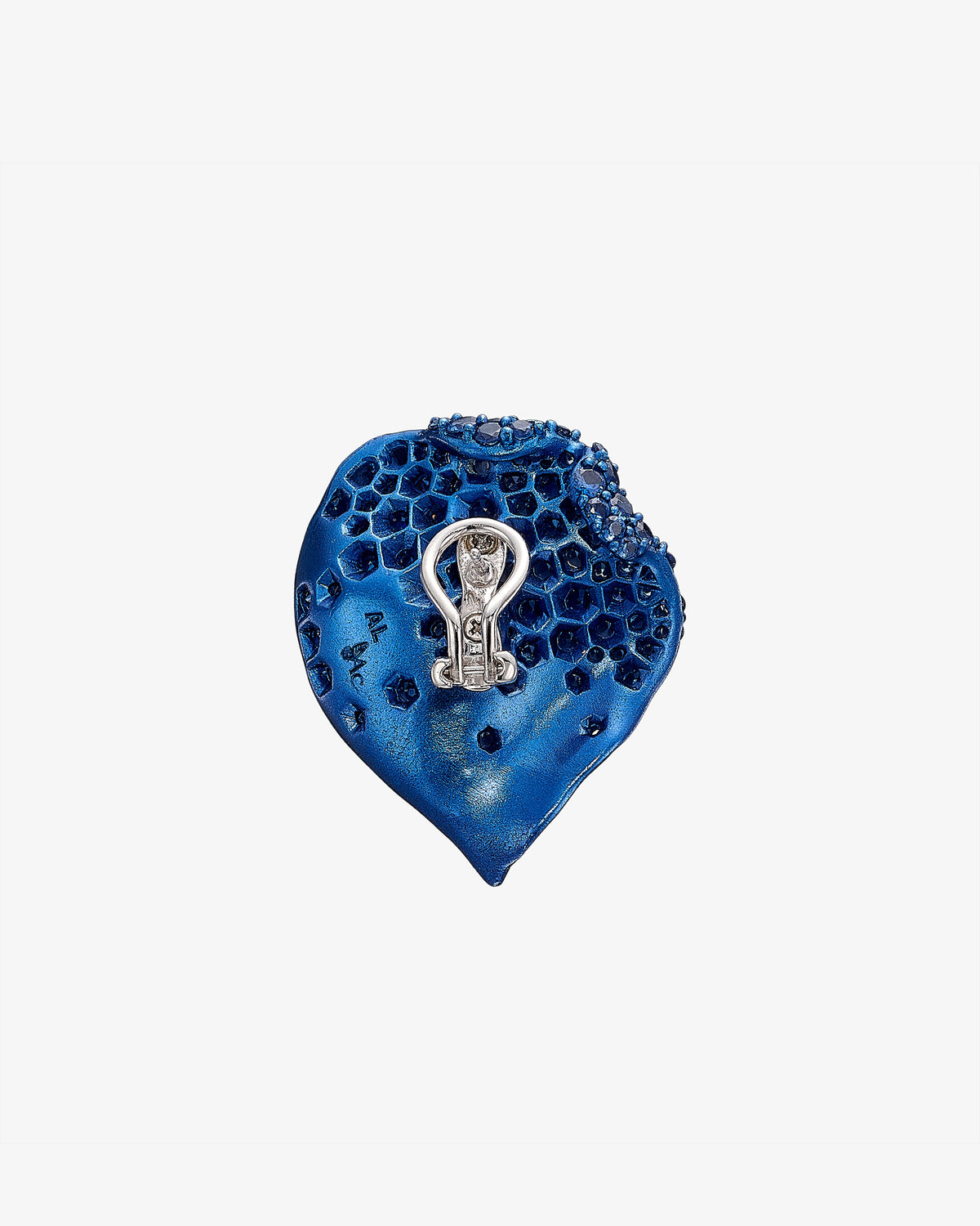 Anabela Chan Midnight Rosa Petal Earrings