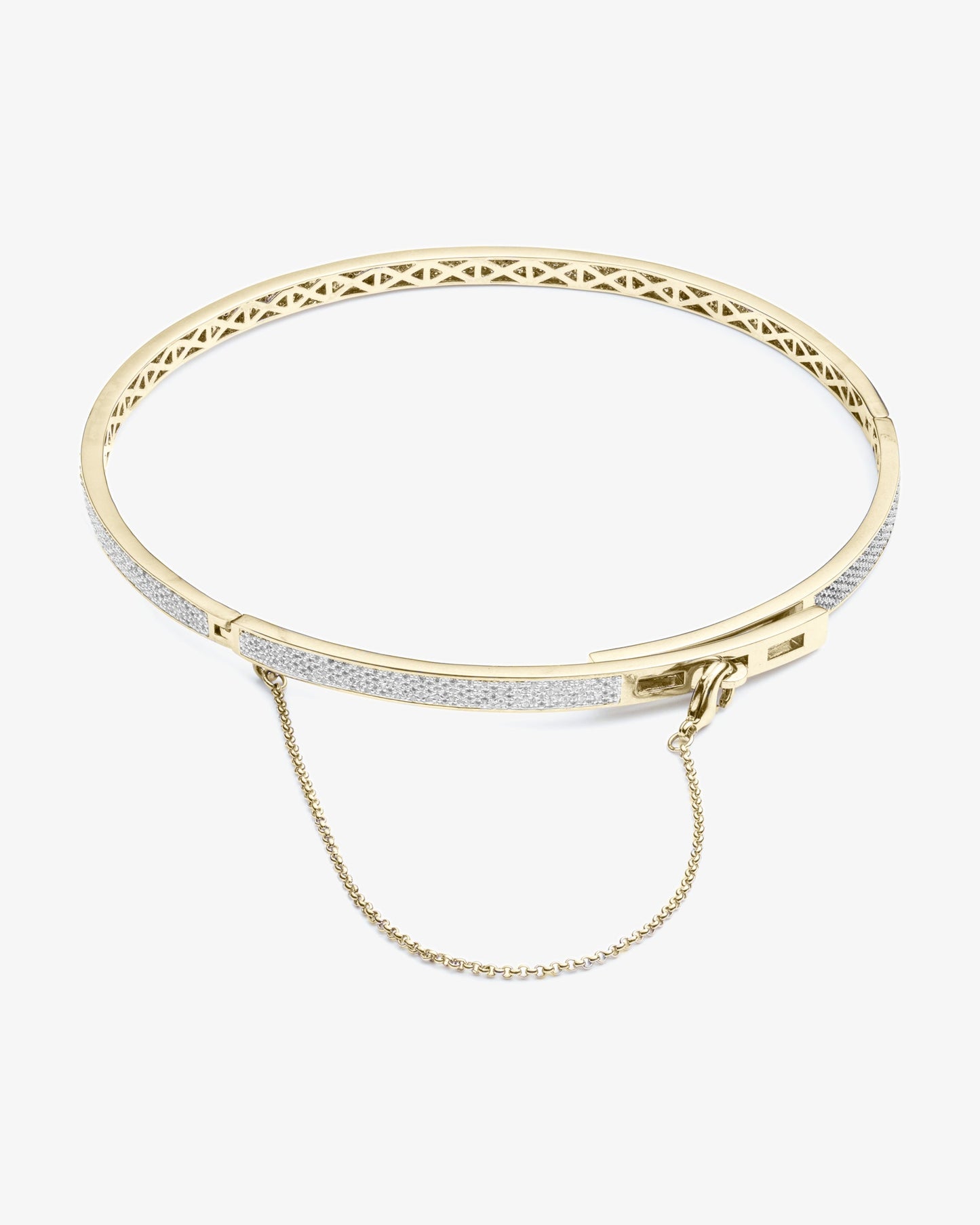 Eddie Borgo Pavé Safety Chain Necklace
