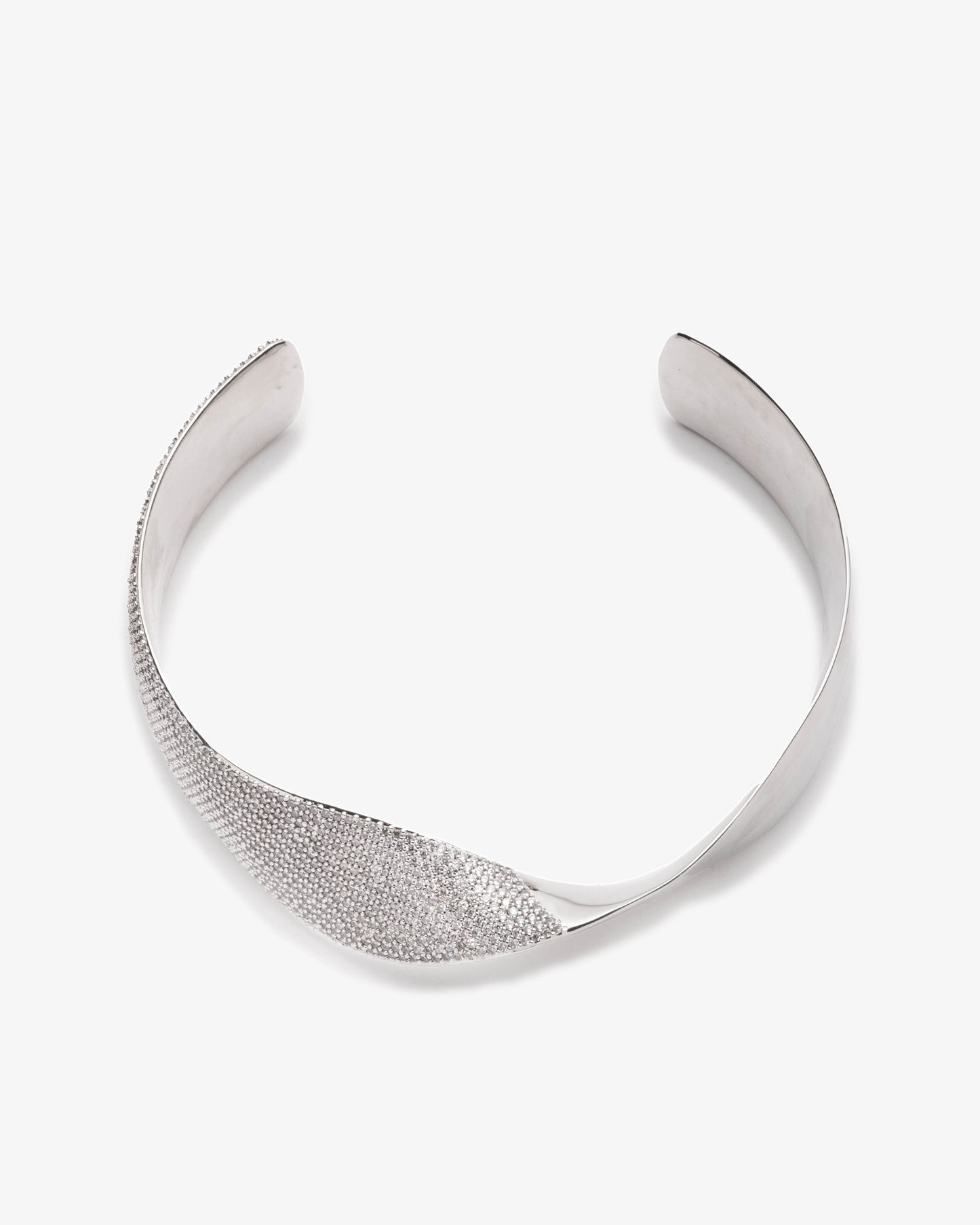 Eddie Borgo Pavé Torque Collar Necklace