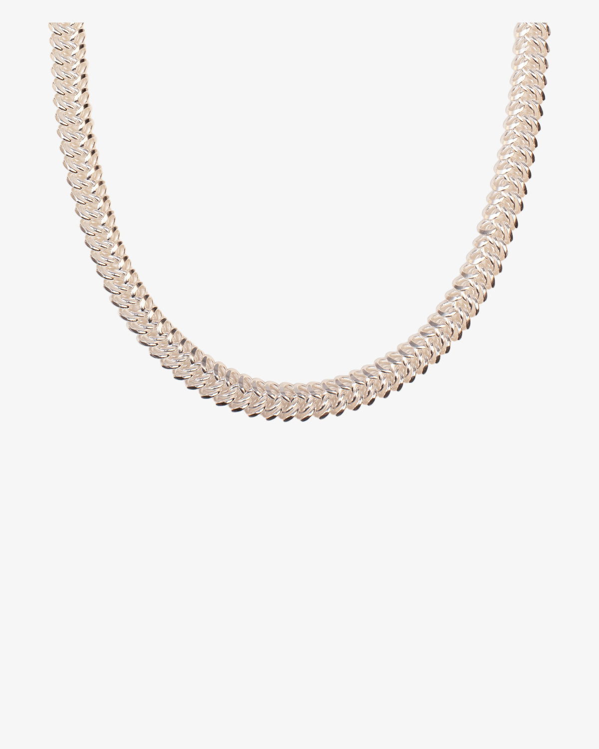Wouters & Hendrix Short Chain Link Necklace, side view