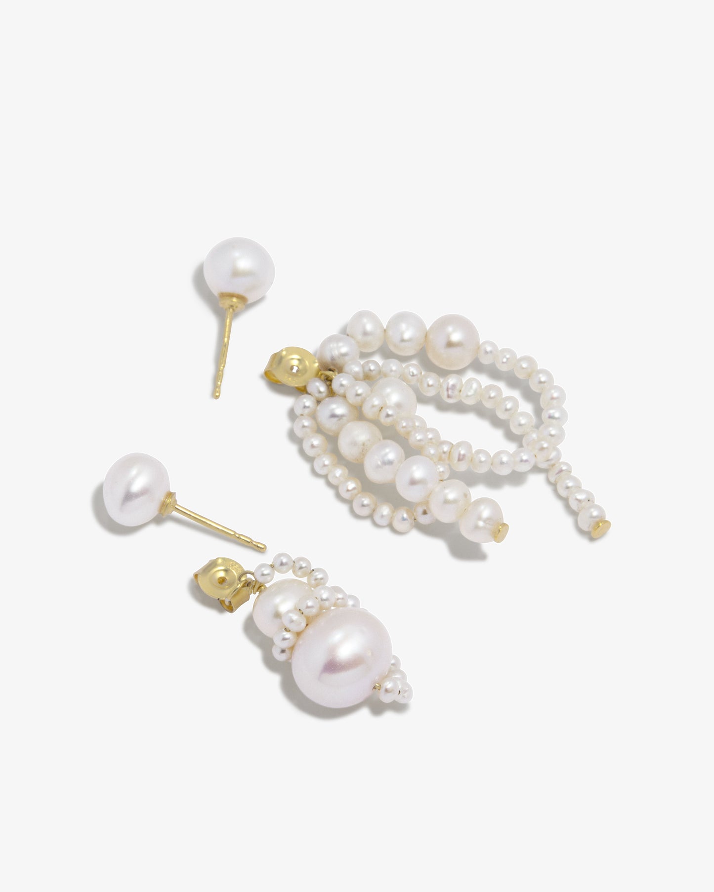 Completed Works – Pearl Earrings