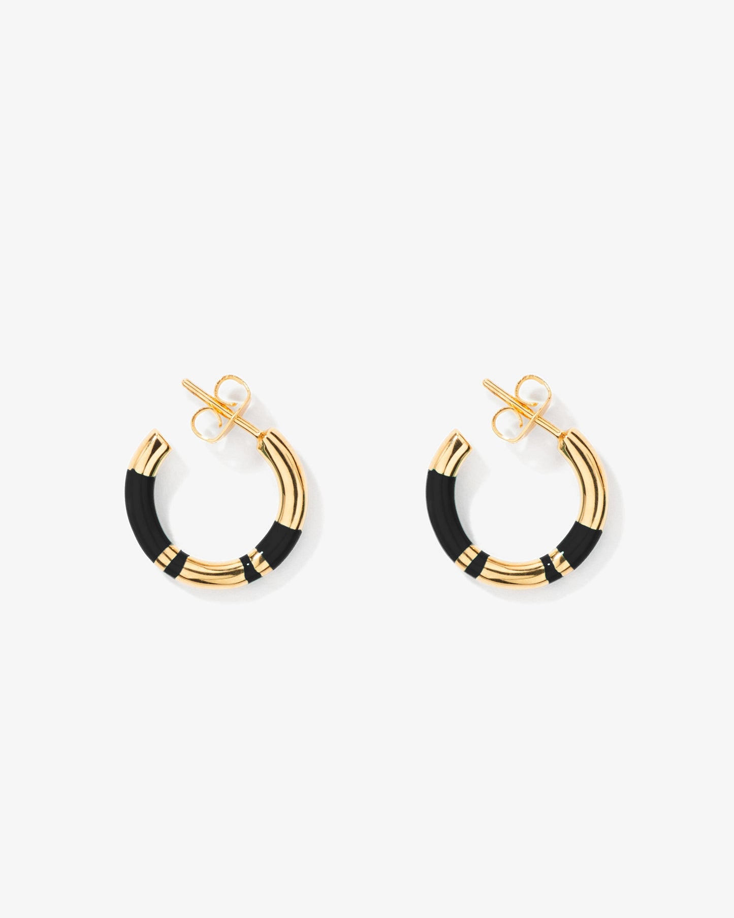 Aurelie Bidermann Black Positano Earrings