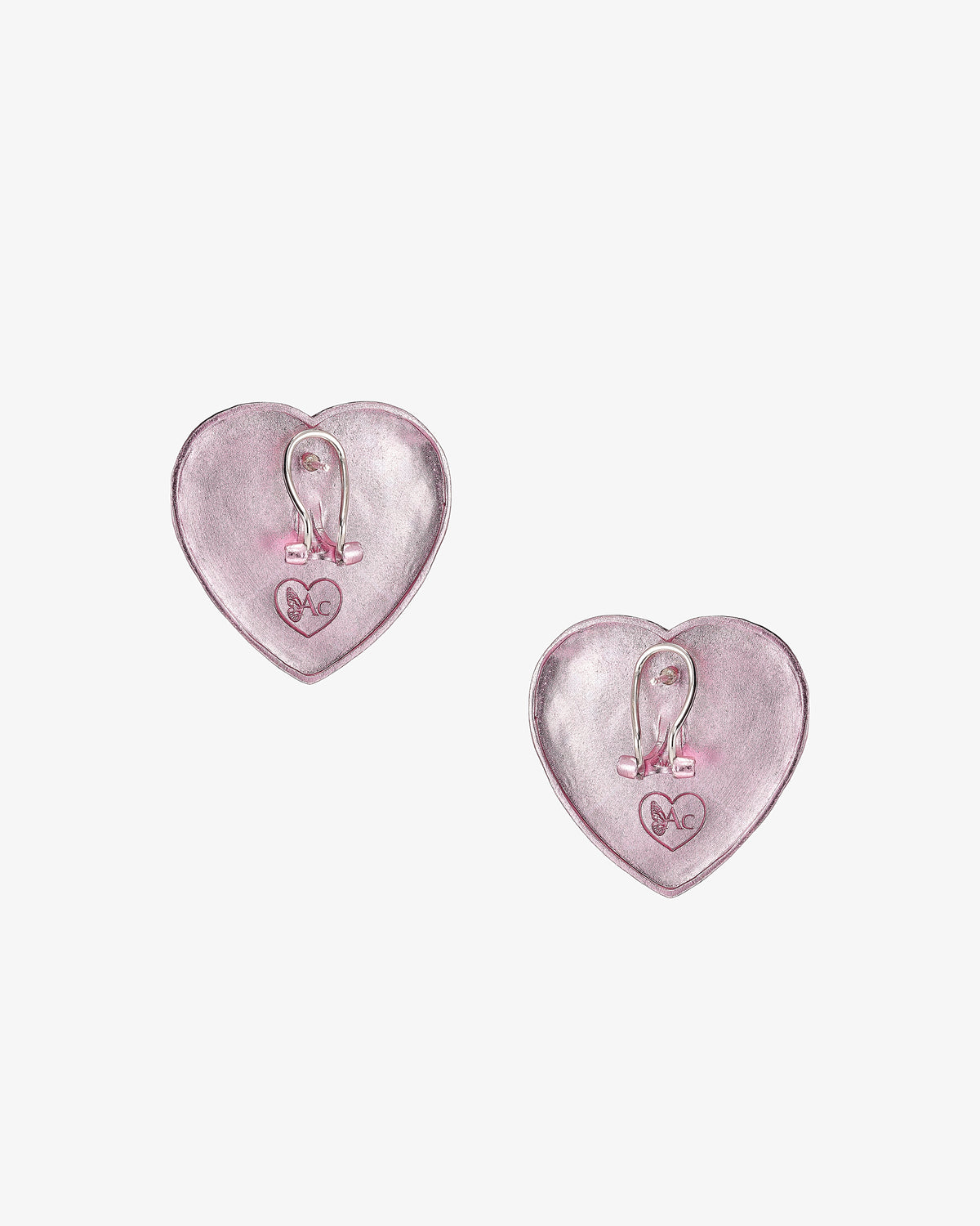 Anabela Chan Rose Heart Earrings