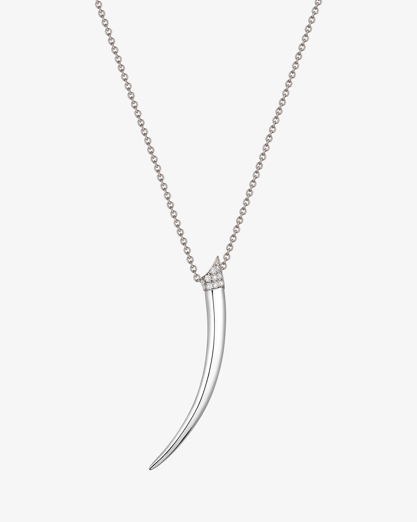 Sabre Diamond Pave Pendant