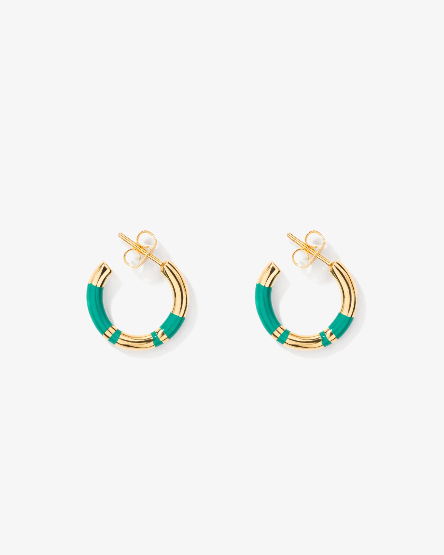 Aurelie Bidermann Emerald Positano Earrings