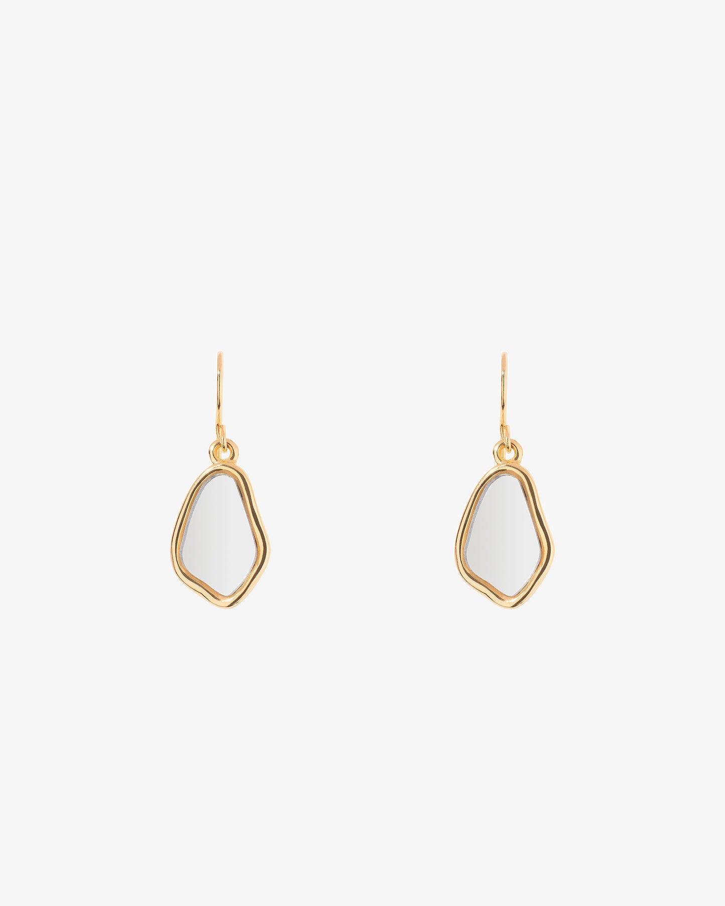 Aurelie Bidermann Ciottolo Mirror Earrings