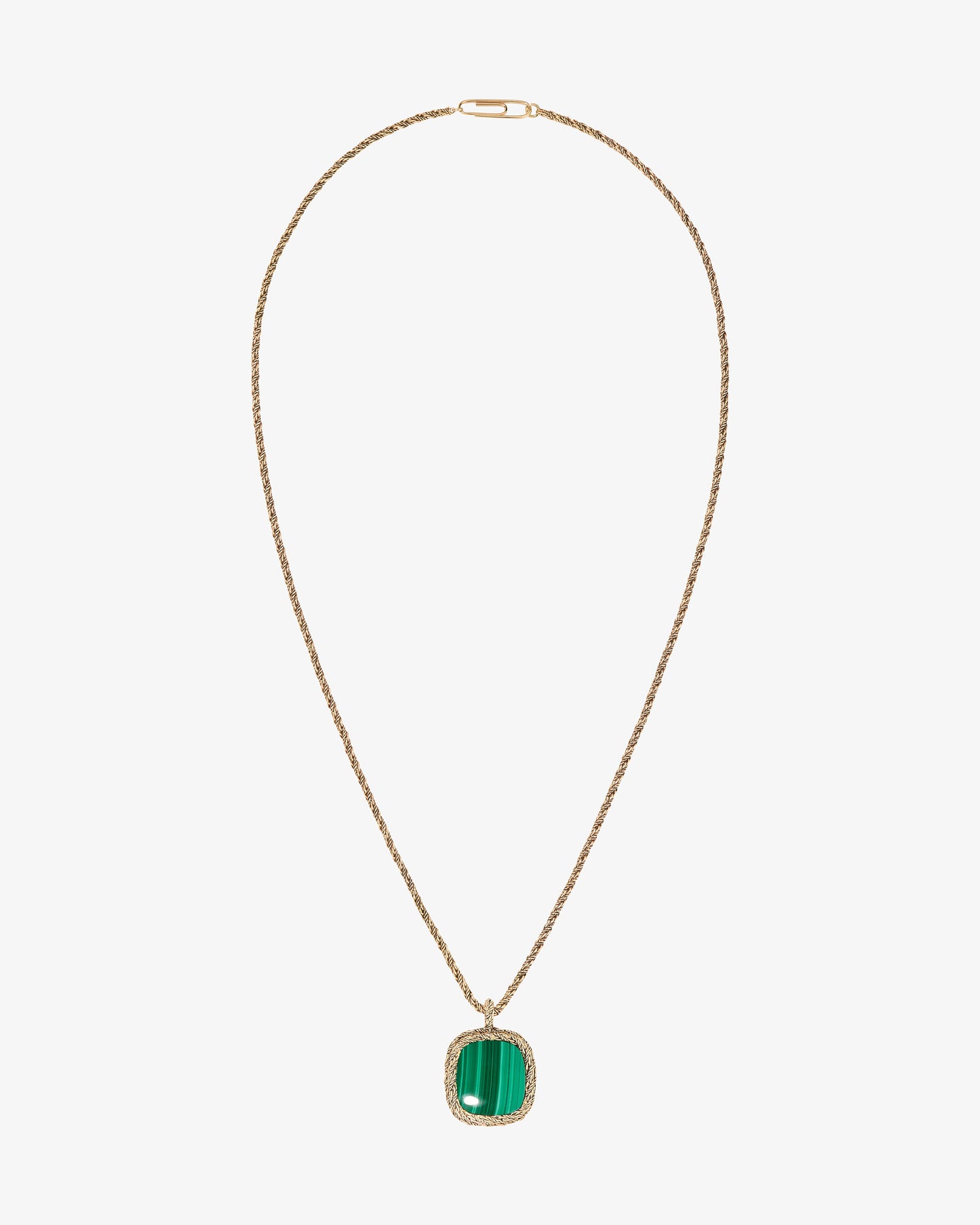Aurelie Bidermann Malachite Miki Necklace