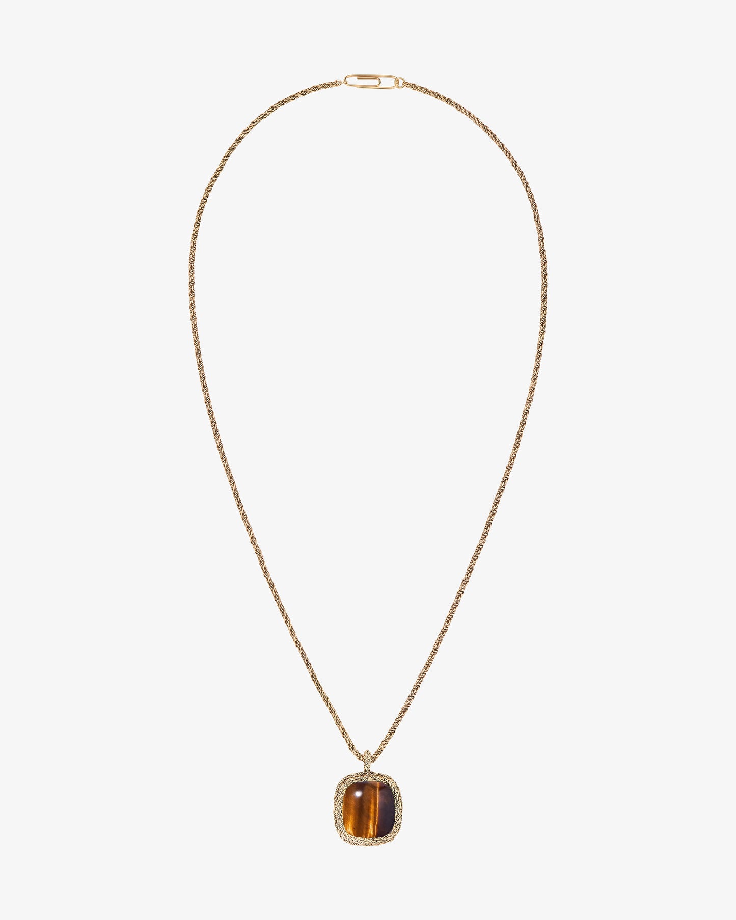 Aurelie Bidermann Tiger Eye Miki Necklace
