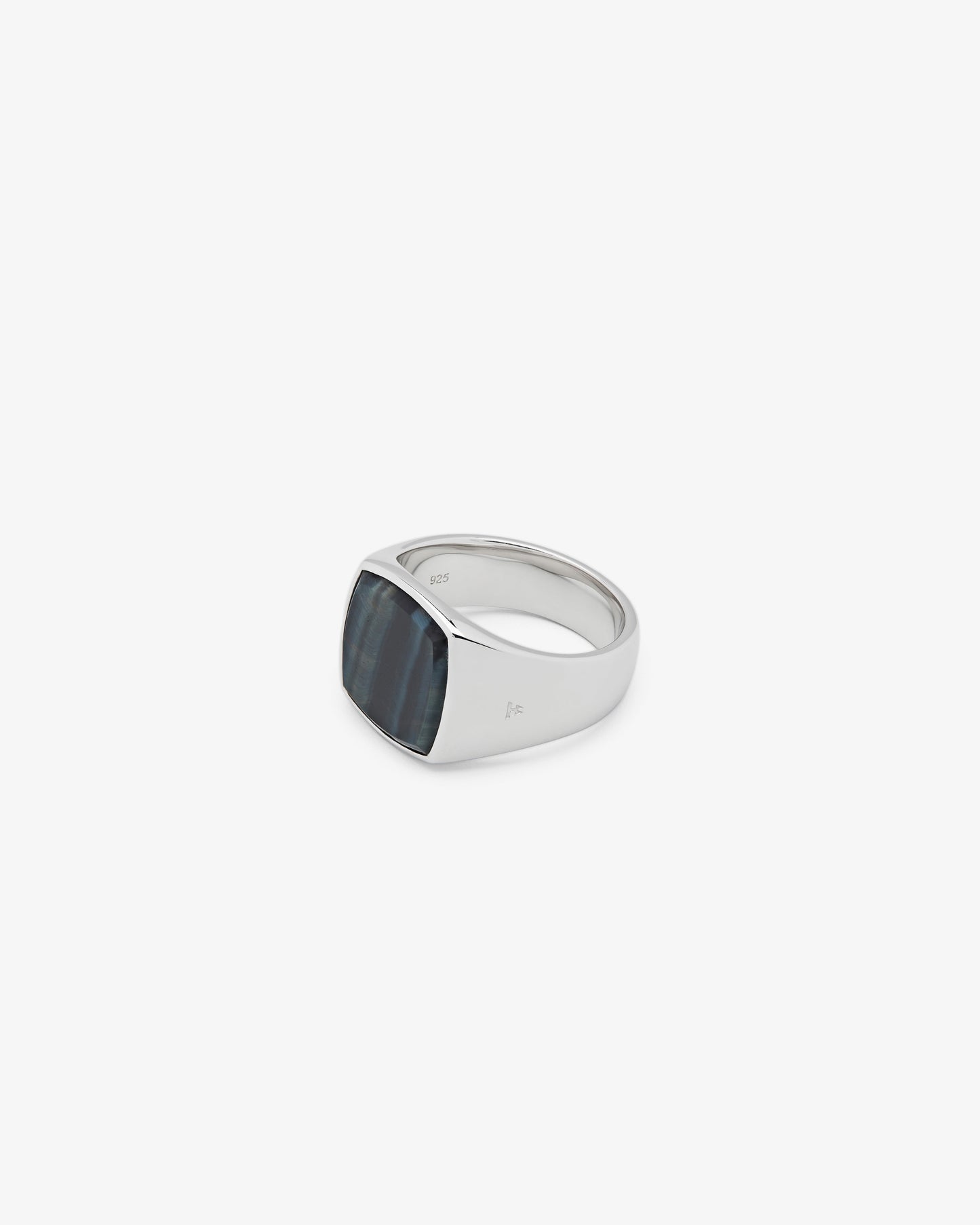 Tom Wood Cushion Blue Hawk Eye Ring