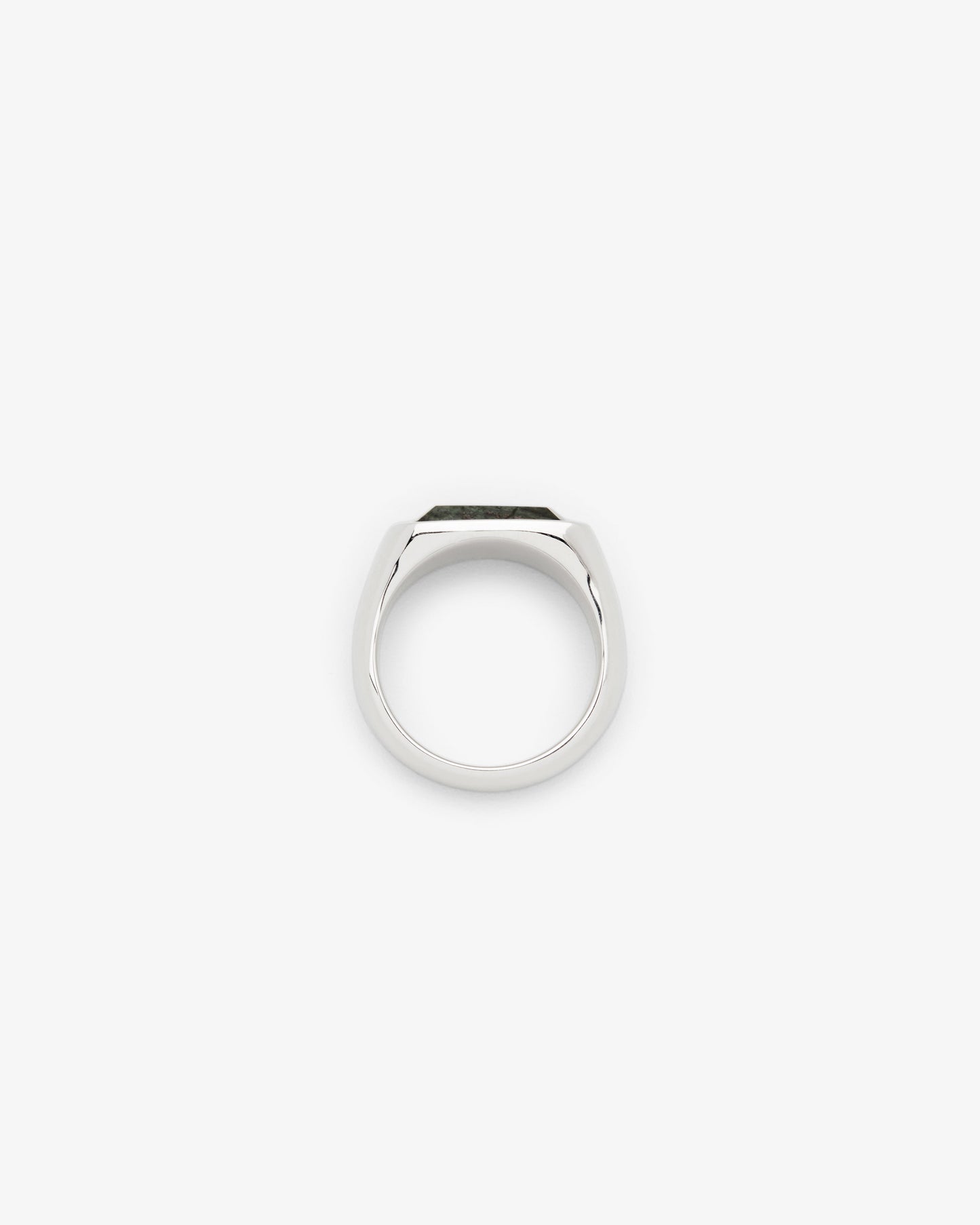 Tom Wood Cushion Green Marble Ring
