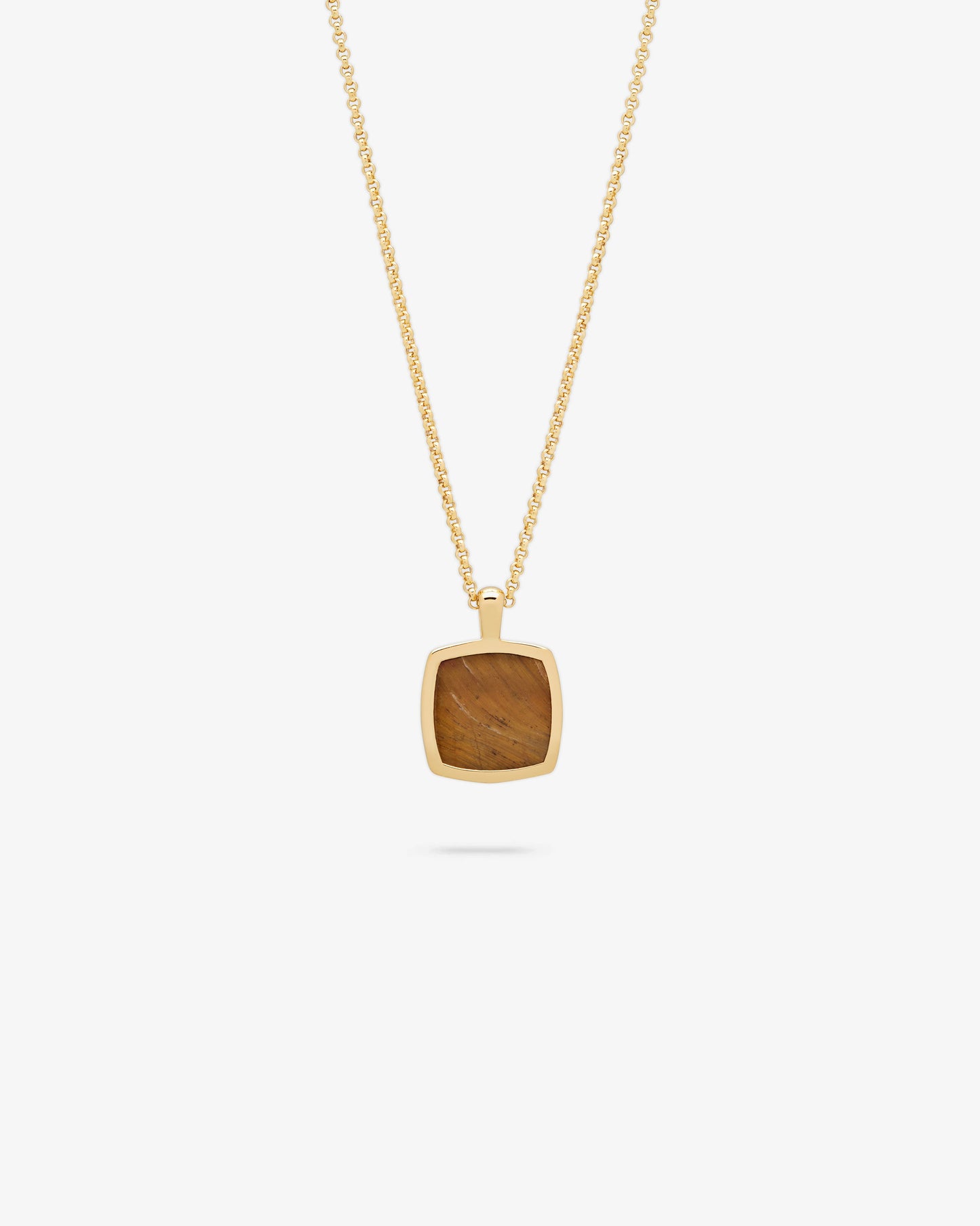 Tom Wood Cushion Pendant Tiger Eye
