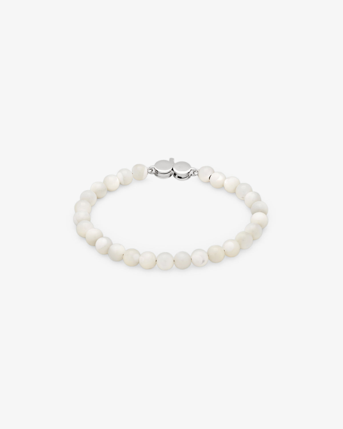 Tom Wood Cove Bracelet Slim White Mother of Pearl