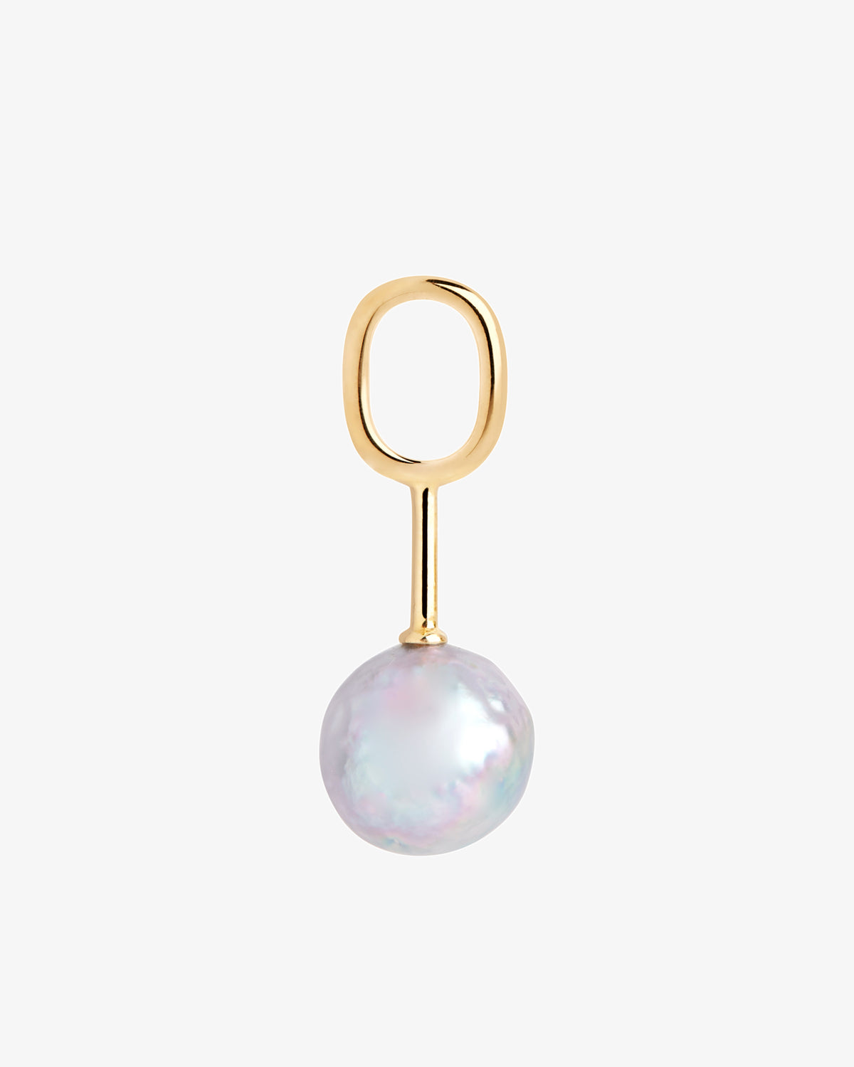 Maria Black Houseparty Mother of Pearl Charm in gold-plated brass
