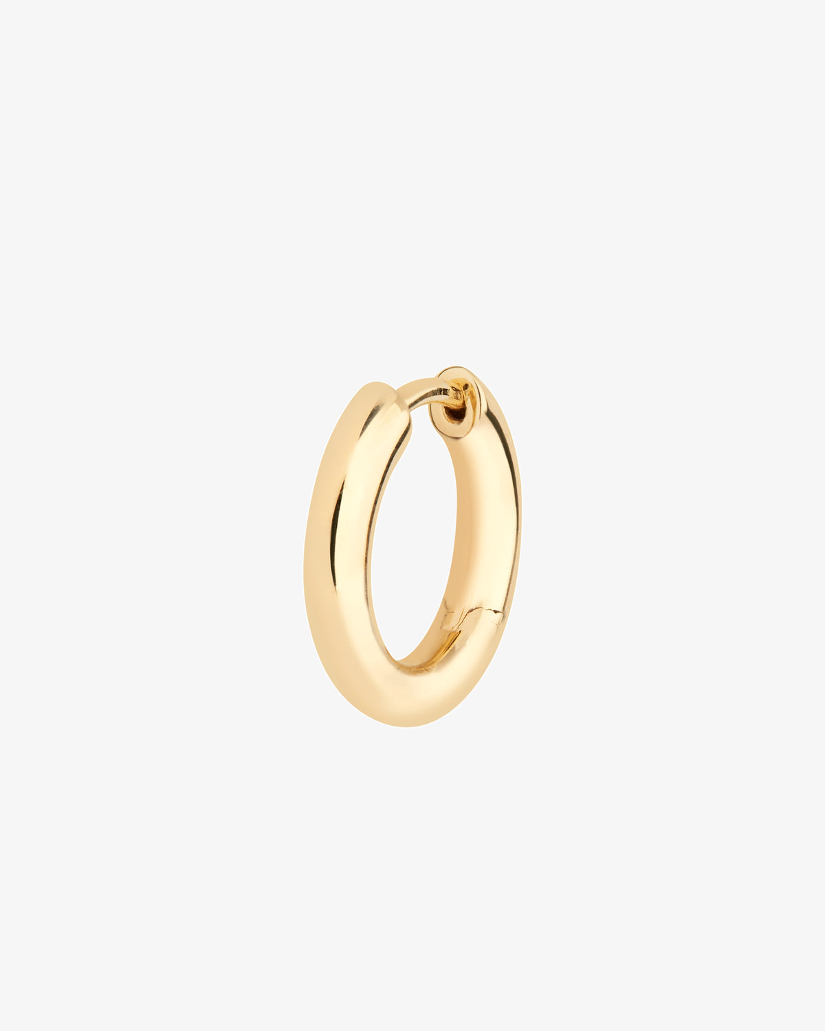 Maria Black Slate 12 Huggie Single Earring in gold-plated sterling silver