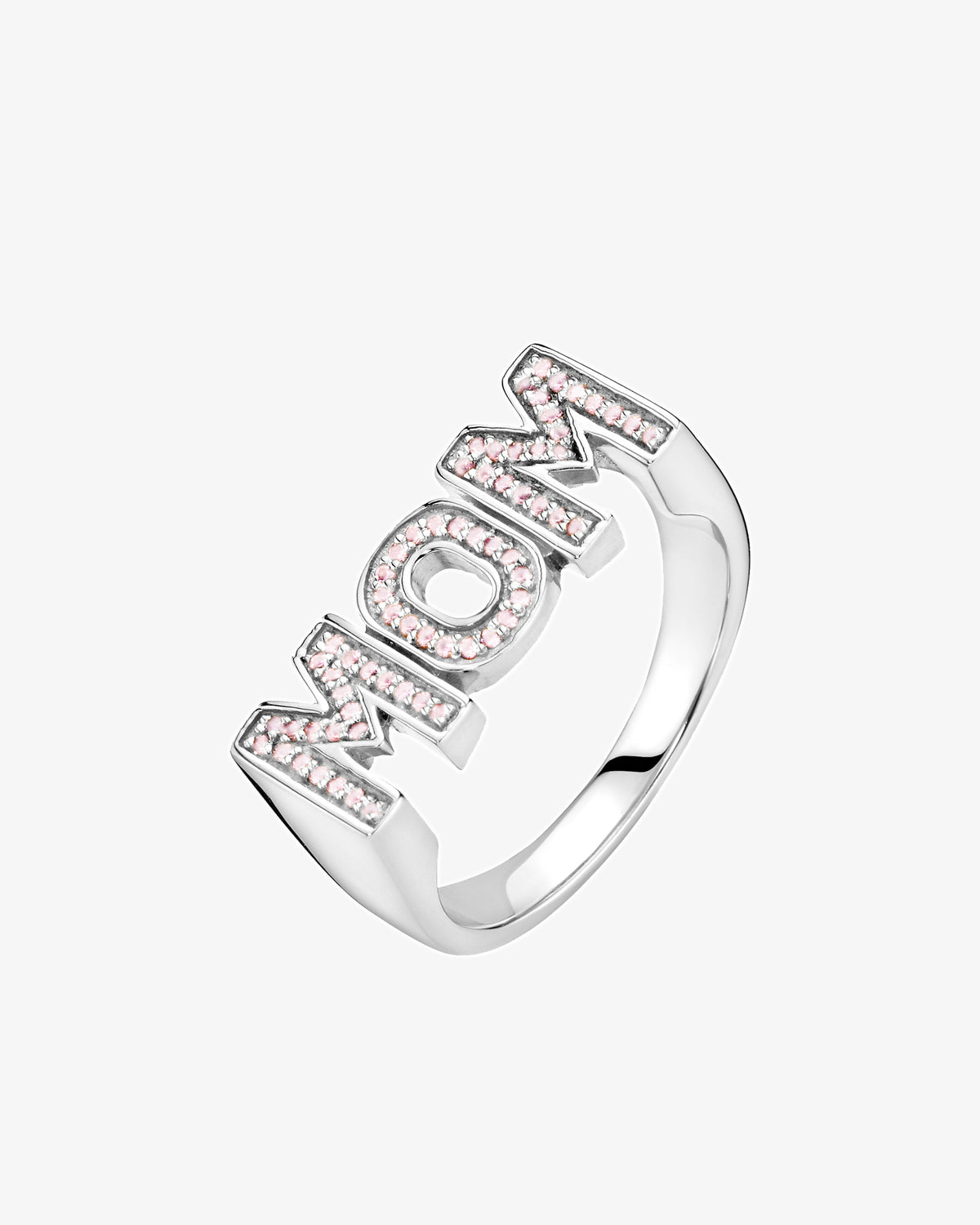 Maria Black Mom Ring Rose in 925 sterling silver