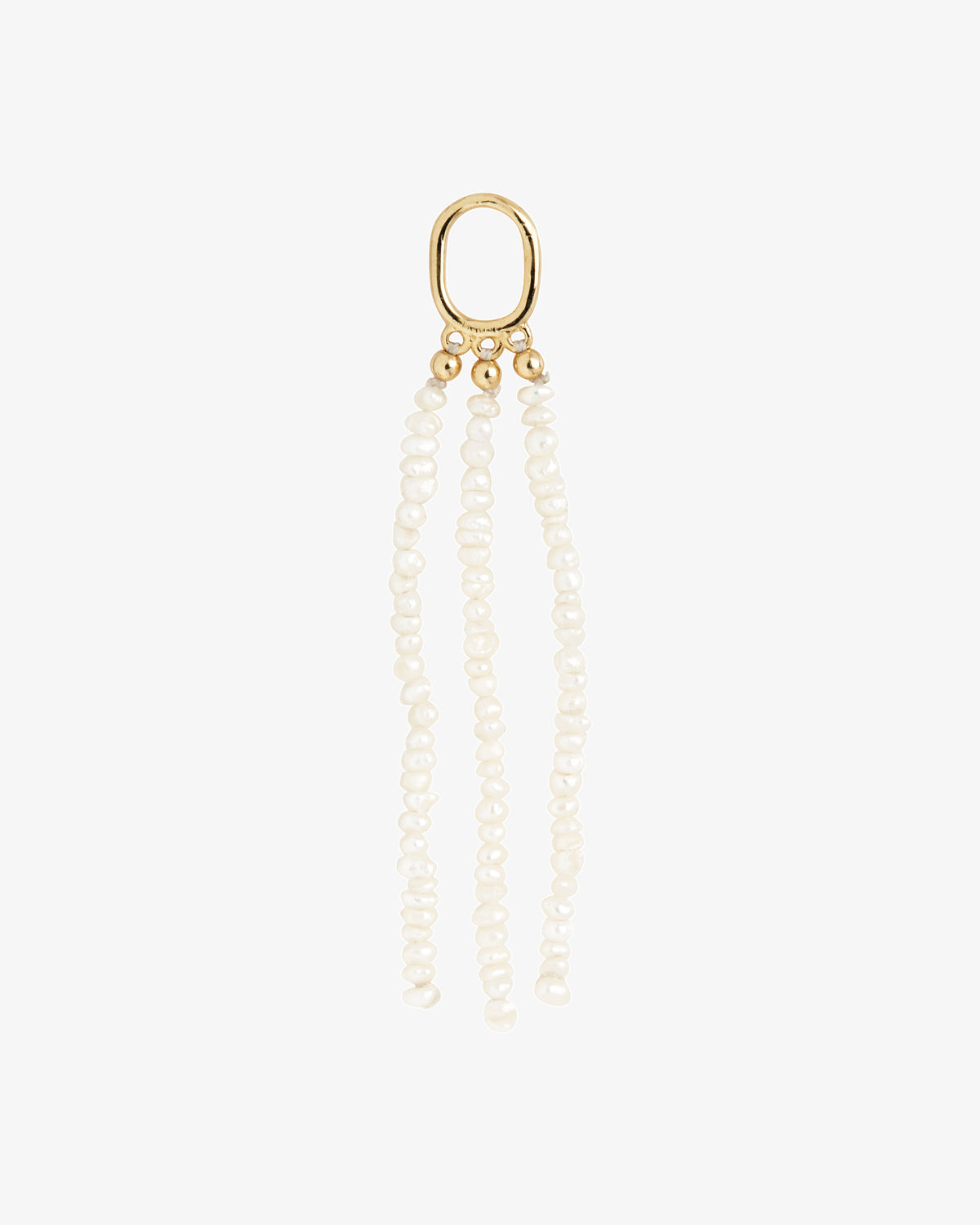 Maria Black King Charm in gold-plated sterling silver
