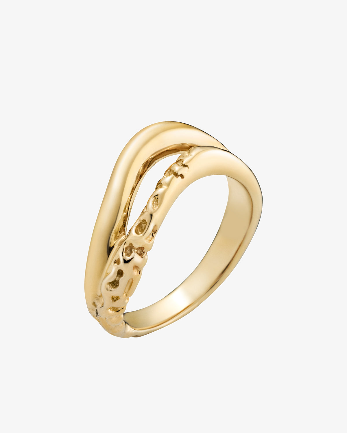 Maria Black Bess Ring in gold-plated sterling silver