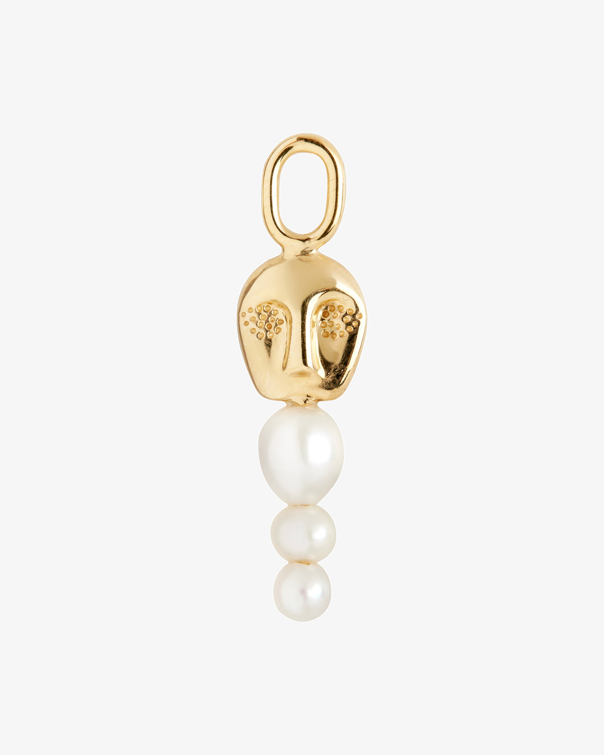 Maria Black Knight Charm in gold-plated sterling silver