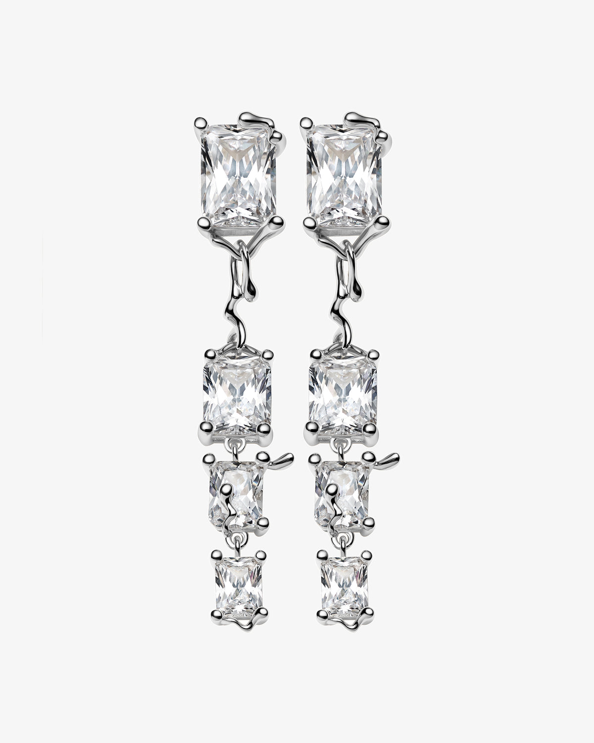 Maria Black Roppongi Chandelier Earrings in 925 sterling silver