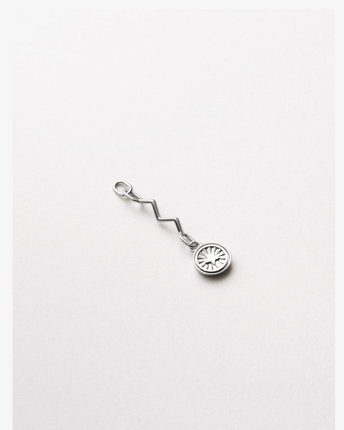 Maria Black Linda Charm in 925 sterling silver, top view