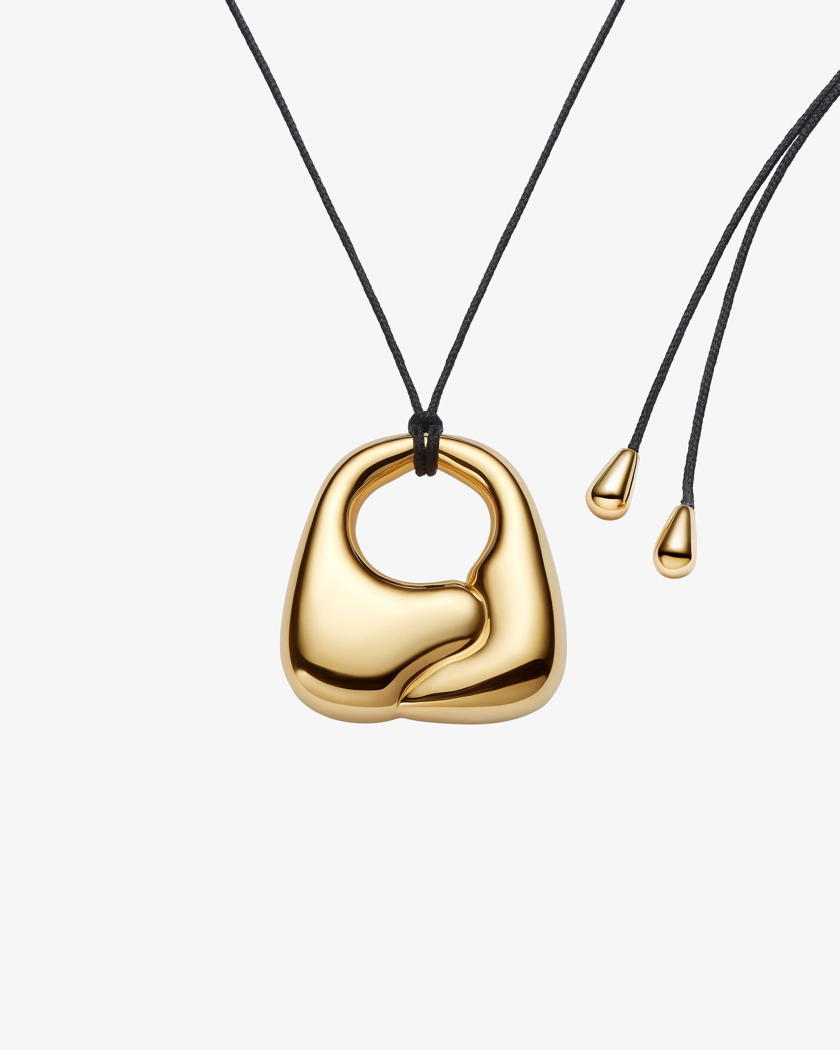 Maria Black Weekender Large Necklace in gold-plated sterling silver, detail