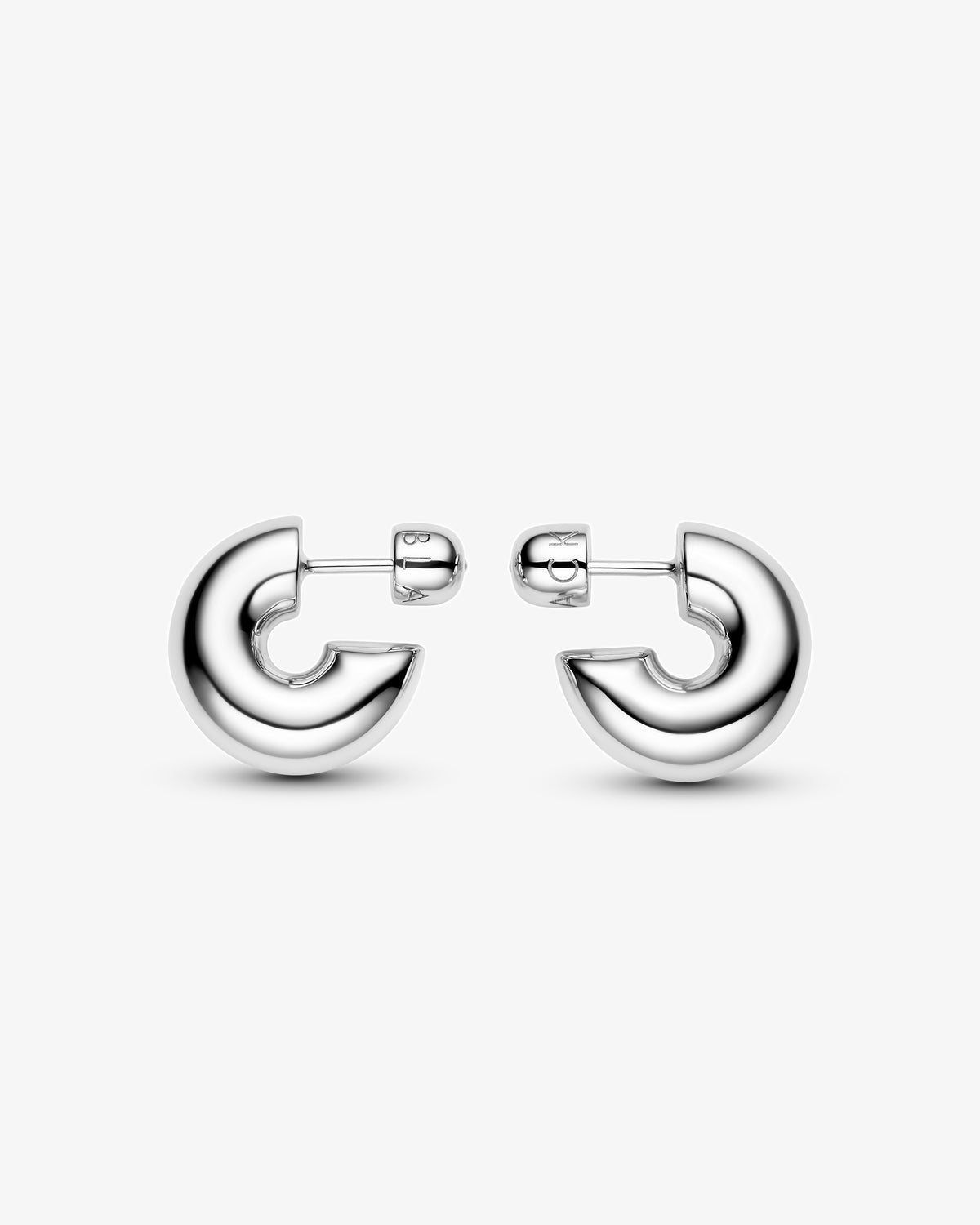 Maria Black Prima Medium Hoops in 925 sterling silver