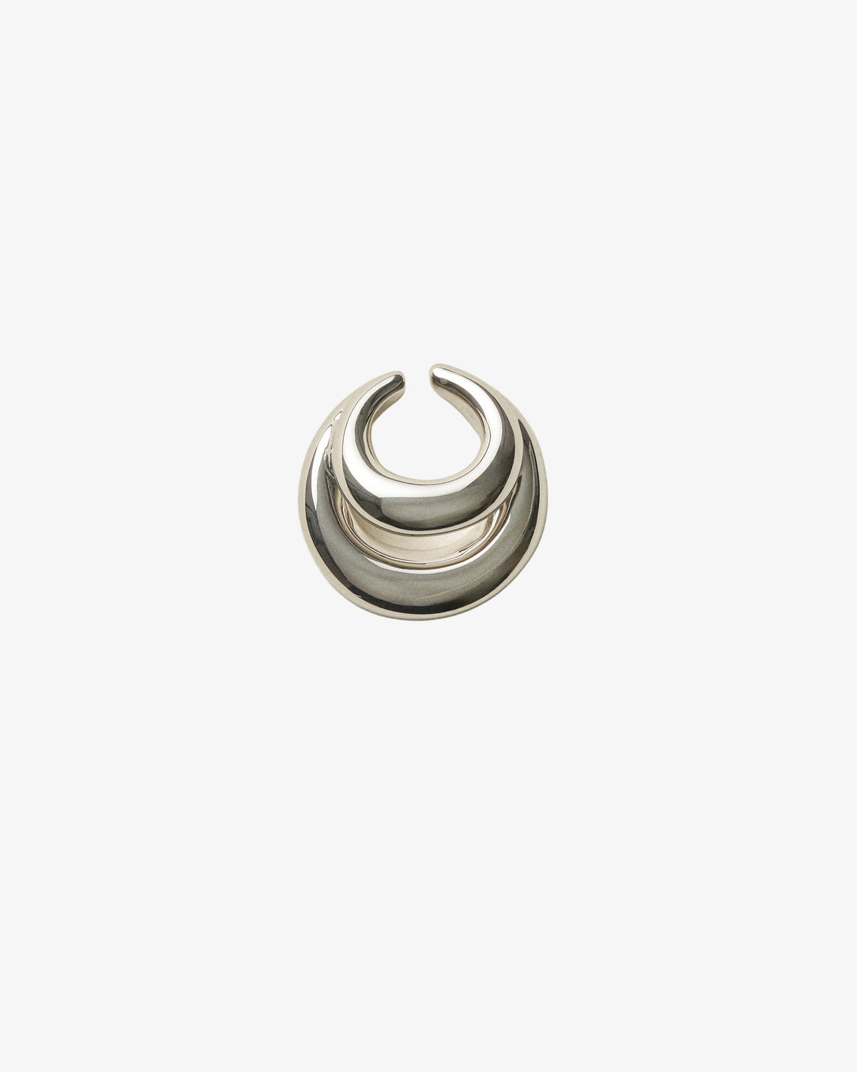 Panconesi Blow Up Ear Cuff in rhodium-plated copper