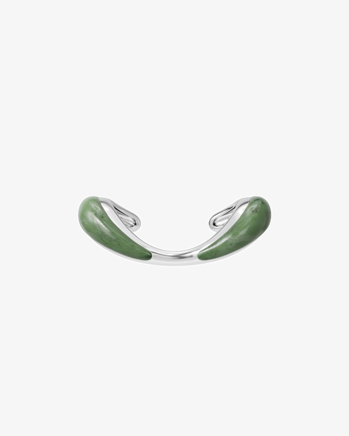 Charlotte Chesnais Lips Blow Jade Bracelet