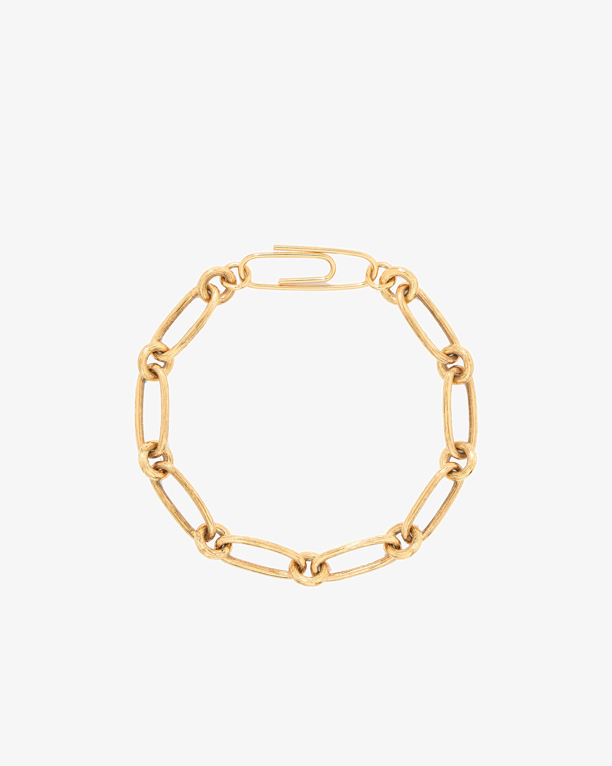 Hammered Chain Bracelet
