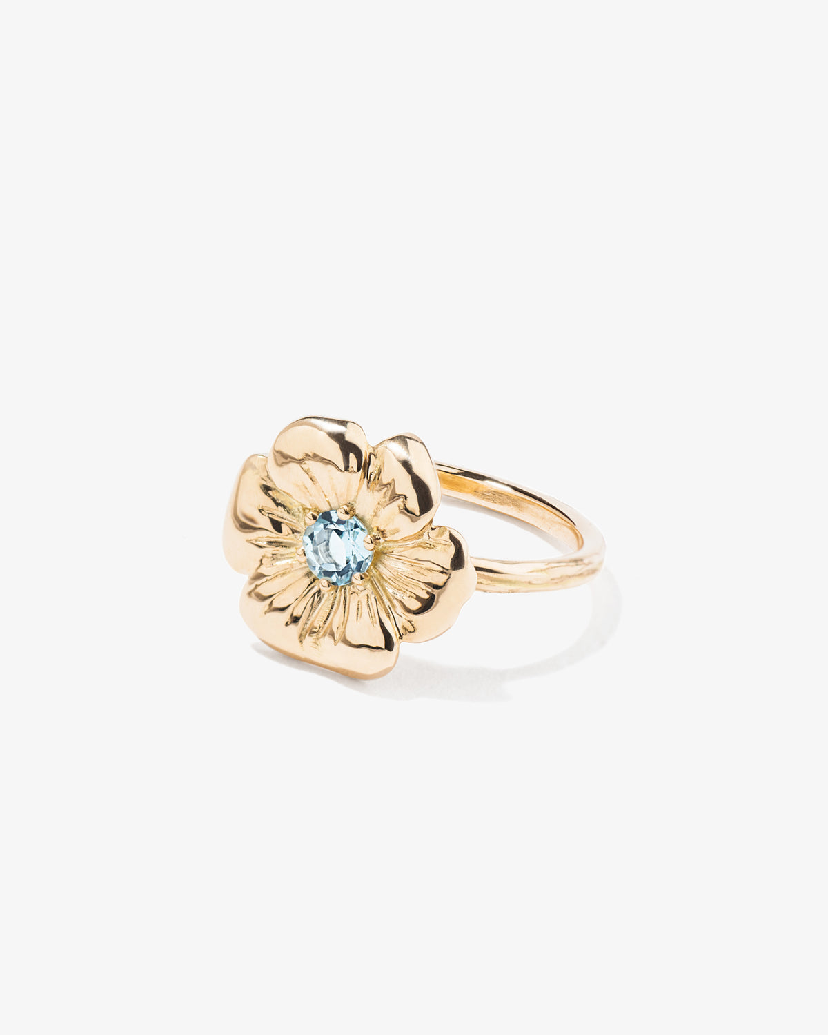 Aurelie Bidermann Fine 18K Gold Bouquet Topaz Ring